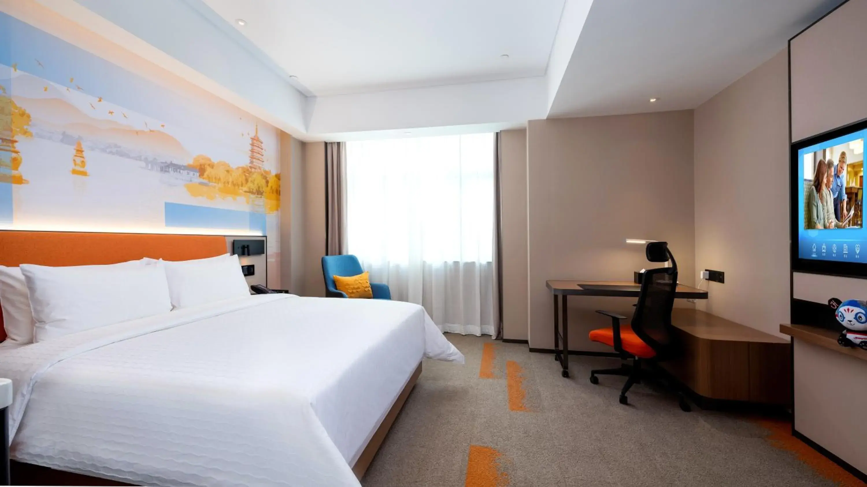 Business Double Room in Hampton by Hilton Hangzhou West Lake Business Double Room in Hampton by Hilton Hangzhou West Lake
