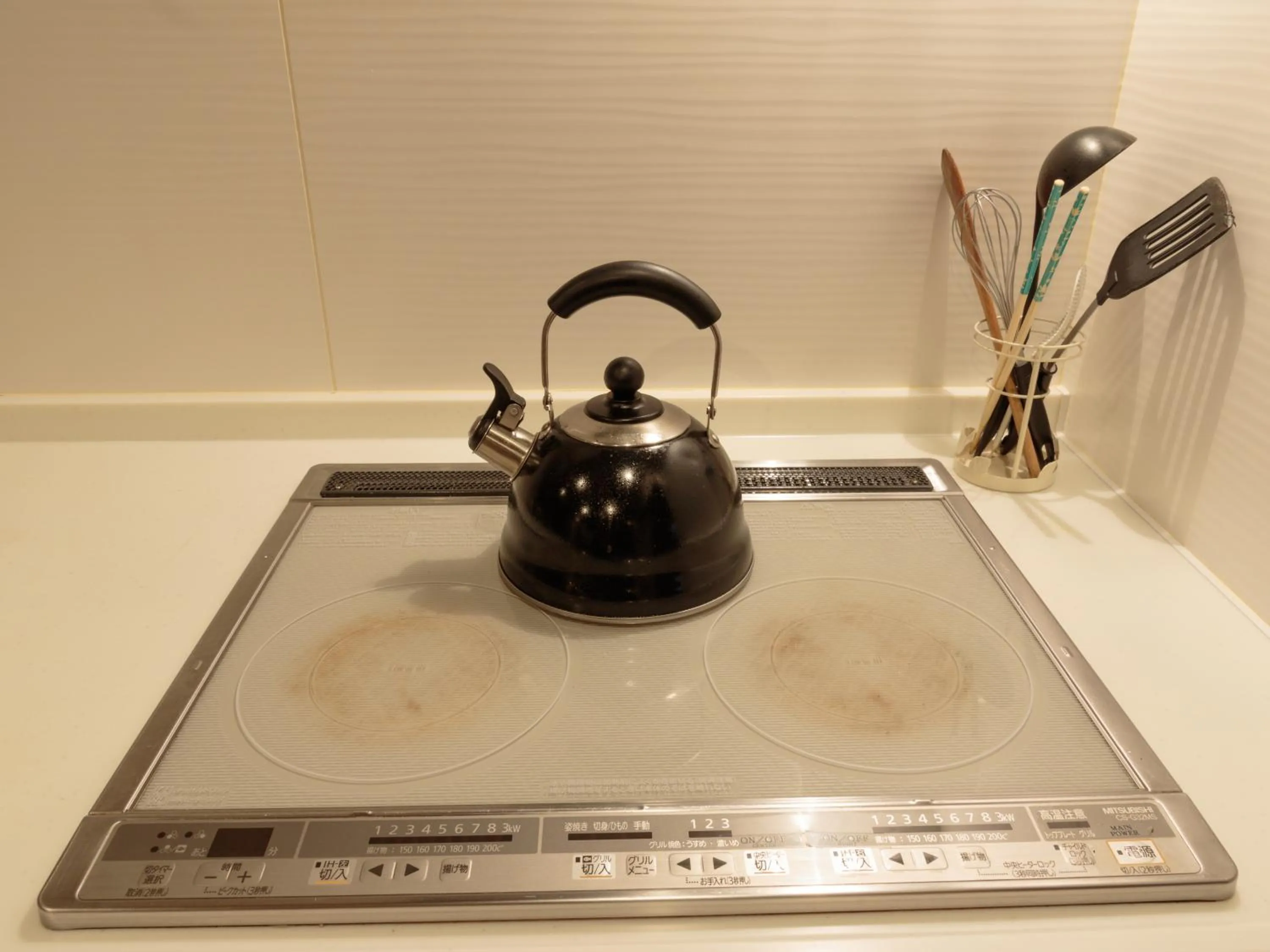 kitchen in Gion Ryokan Q-beh