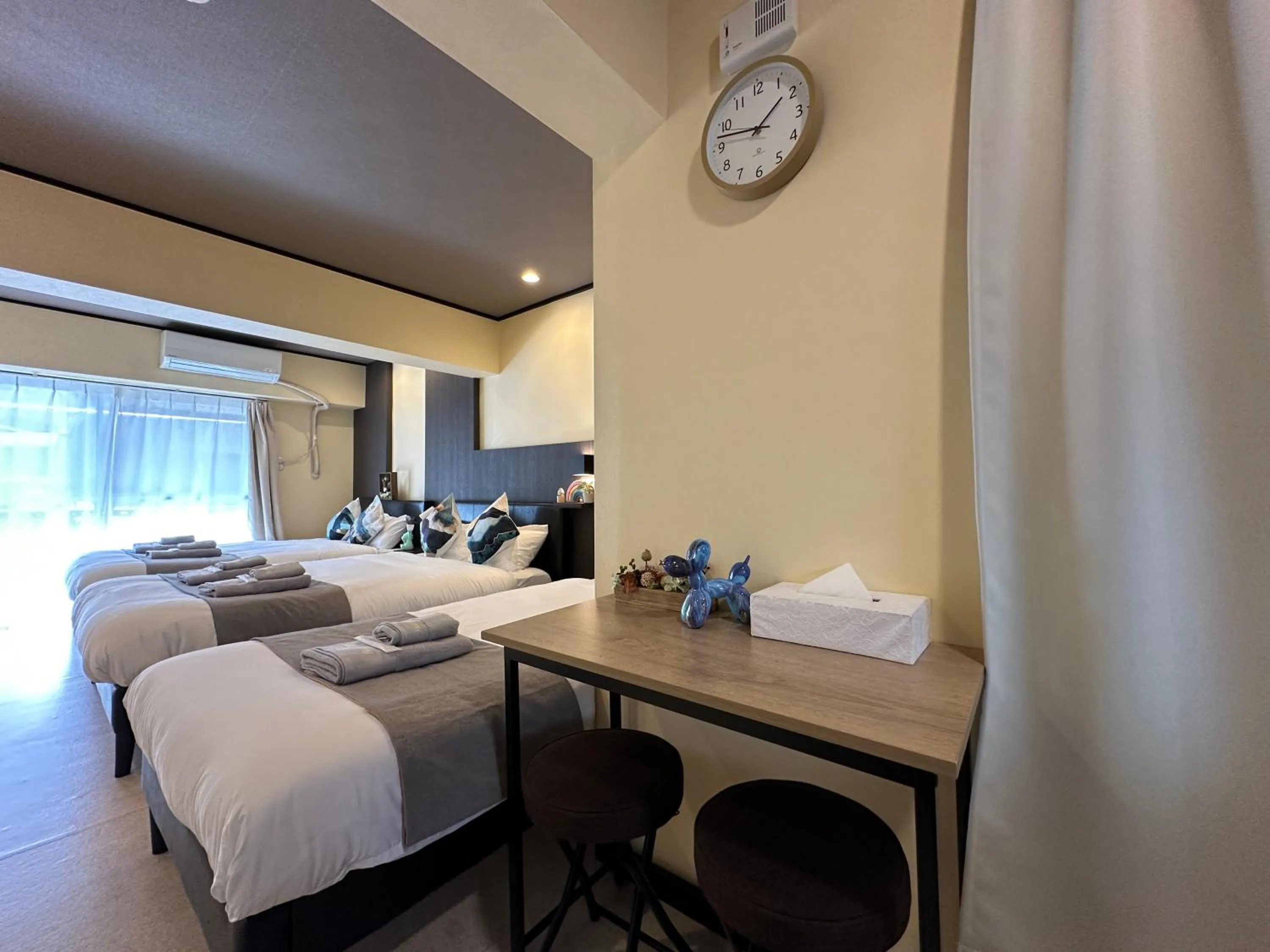 Bed in nestay apartment tokyo otsuka