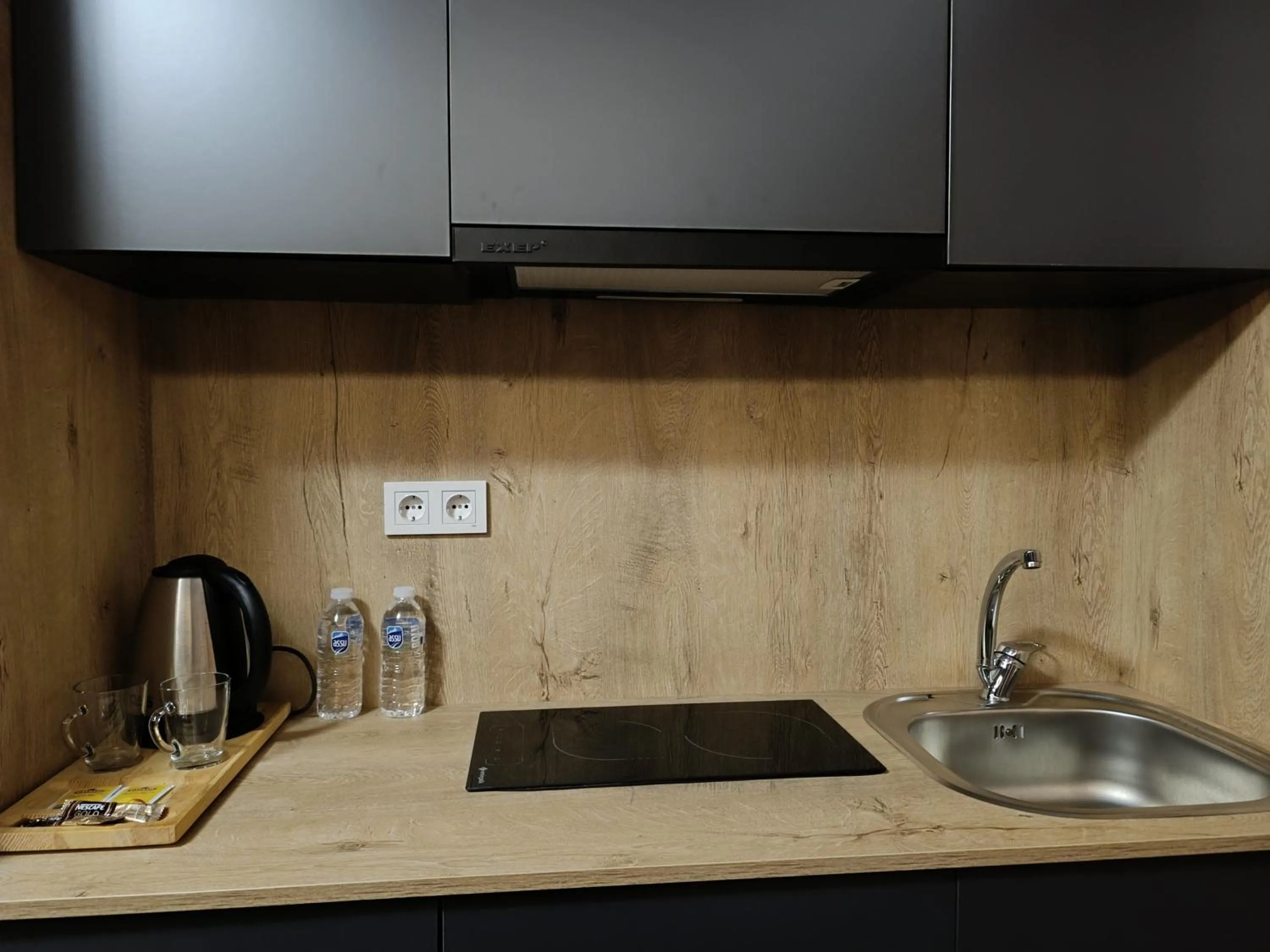 Kitchen or kitchenette in Nomad Hub Istanbul Residence