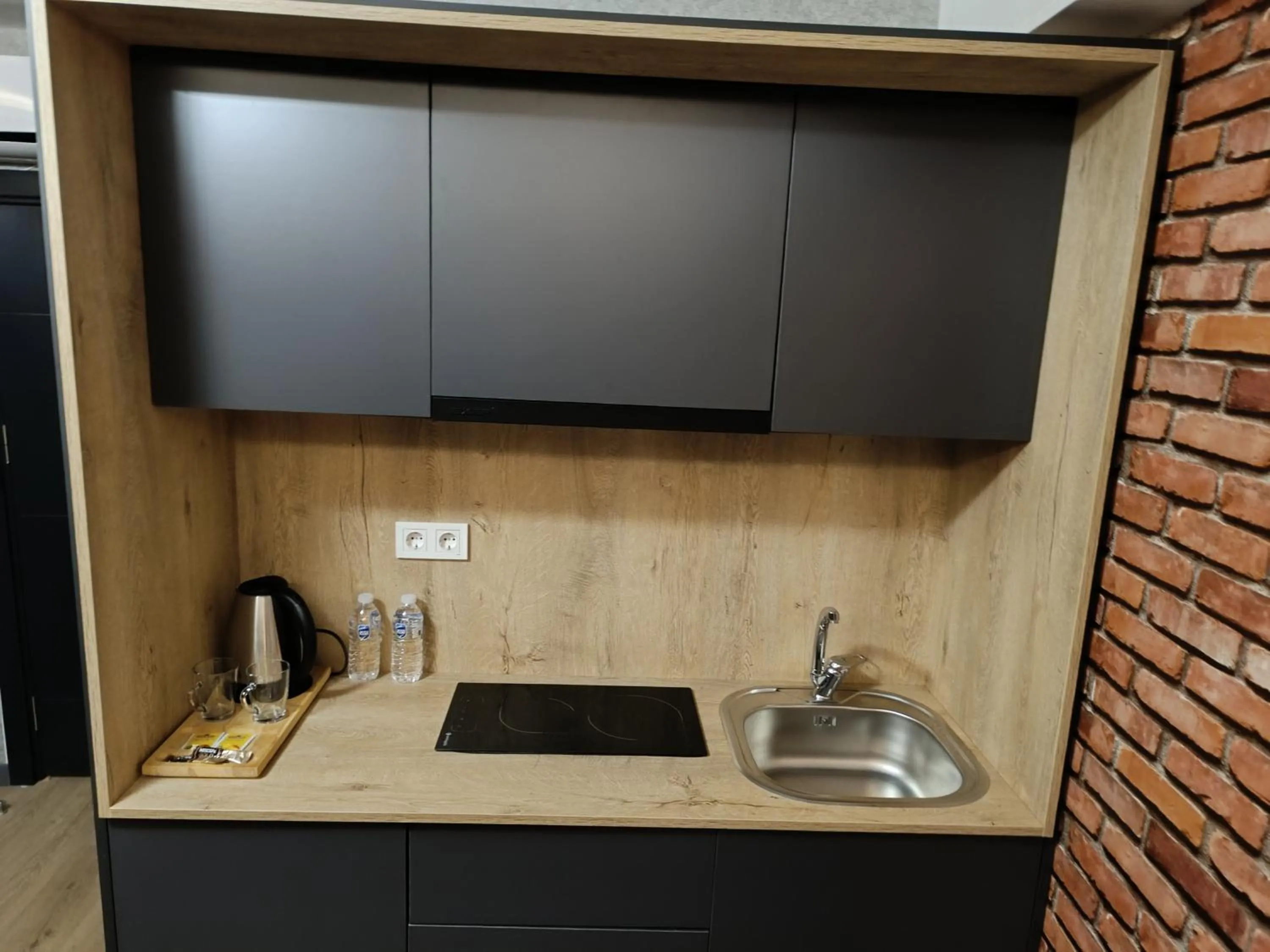 Kitchen or kitchenette in Nomad Hub Istanbul Residence