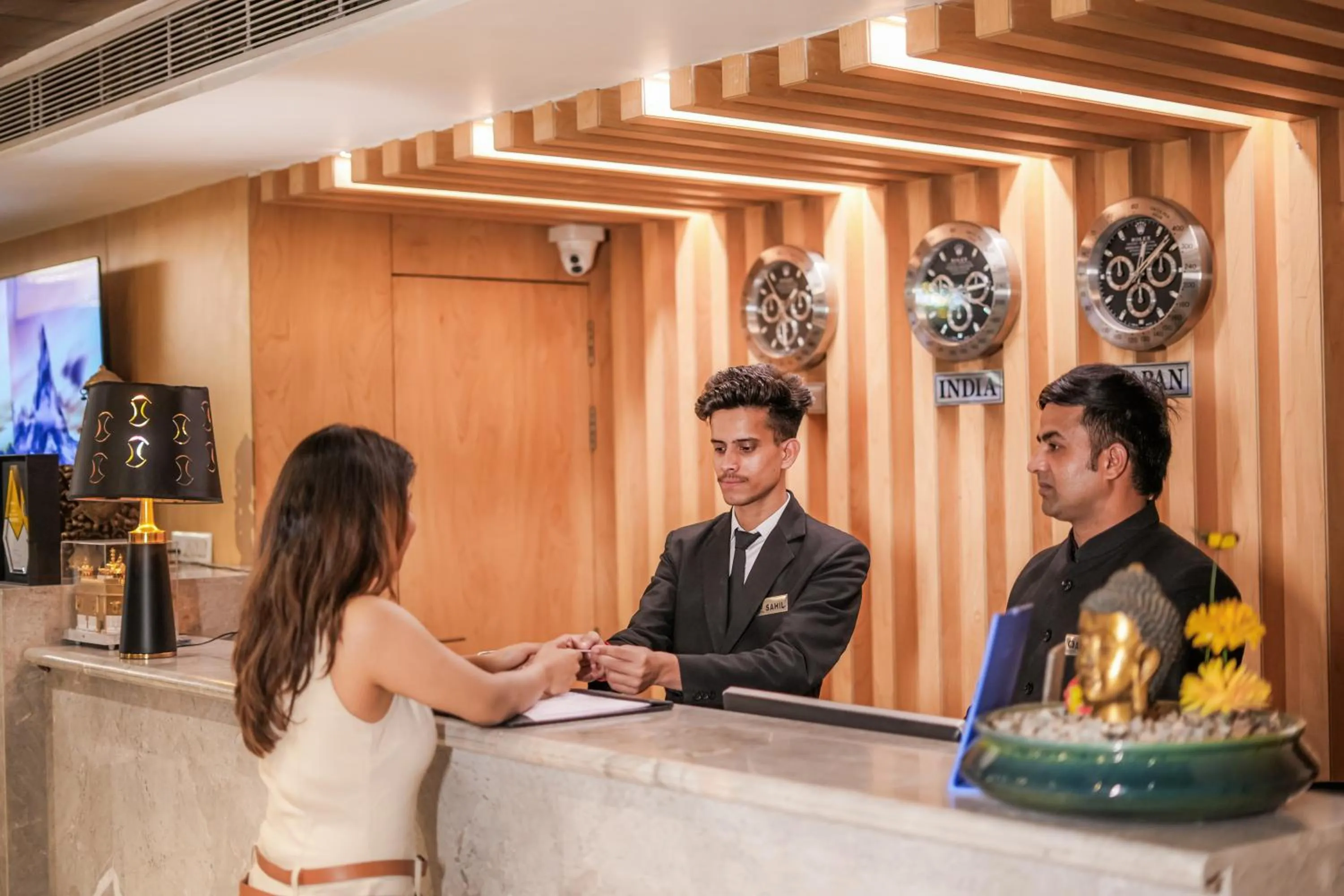 Lobby or reception in Quality Inn Elite Levelup Boutique