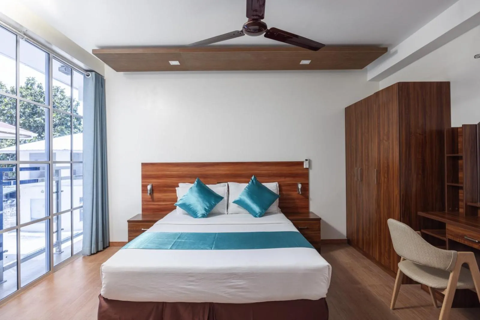 Bedroom, Bed in Maaniya Palace