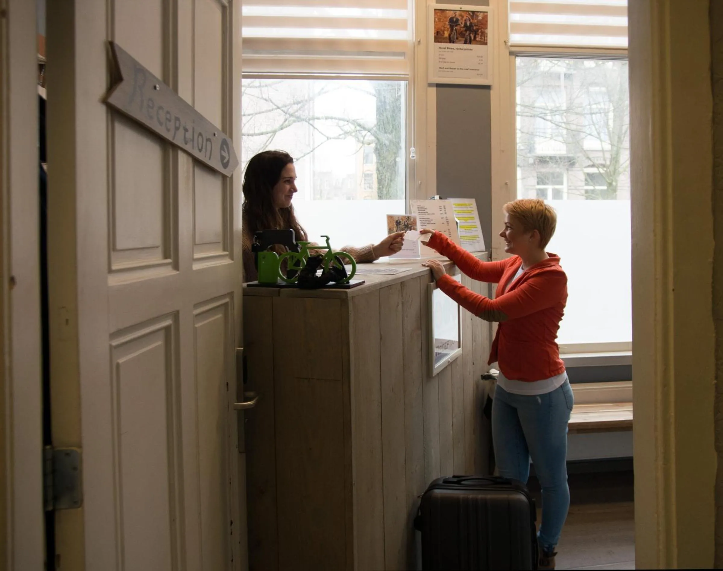 Staff in Hostel Cosmos Amsterdam