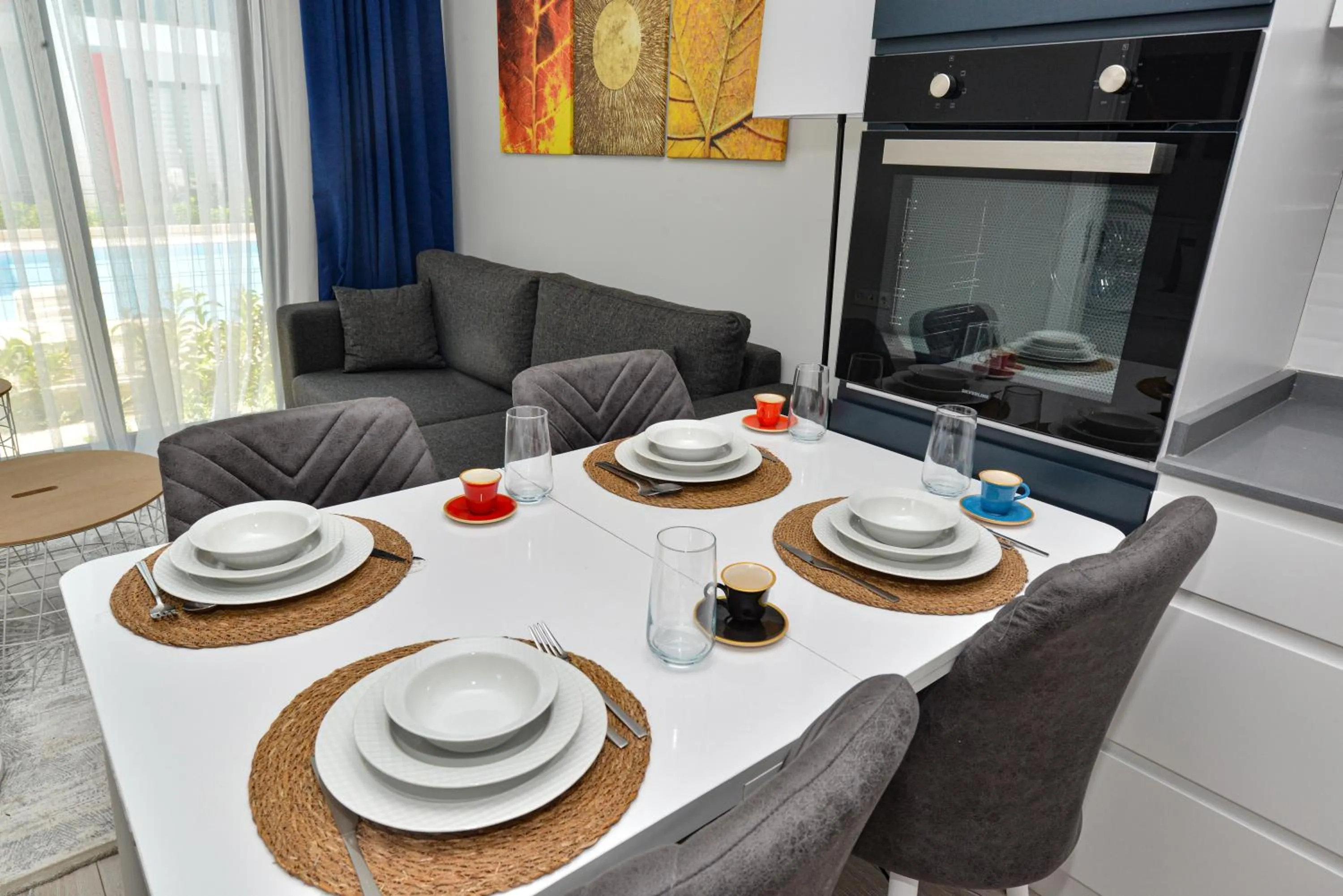 Seating area in C Suites Antalia Airport