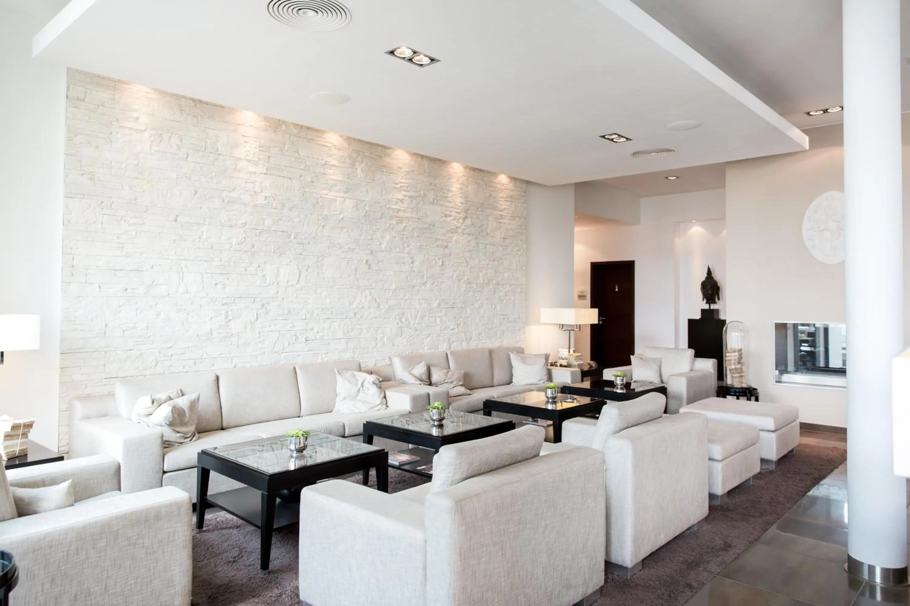 Living room in Relais & Châteaux Hotel Burg Schwarzenstein