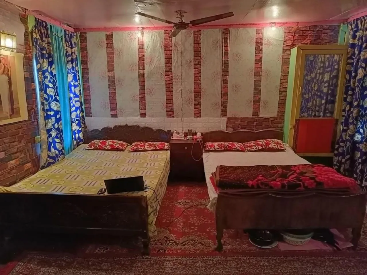Bed in Hotel Island