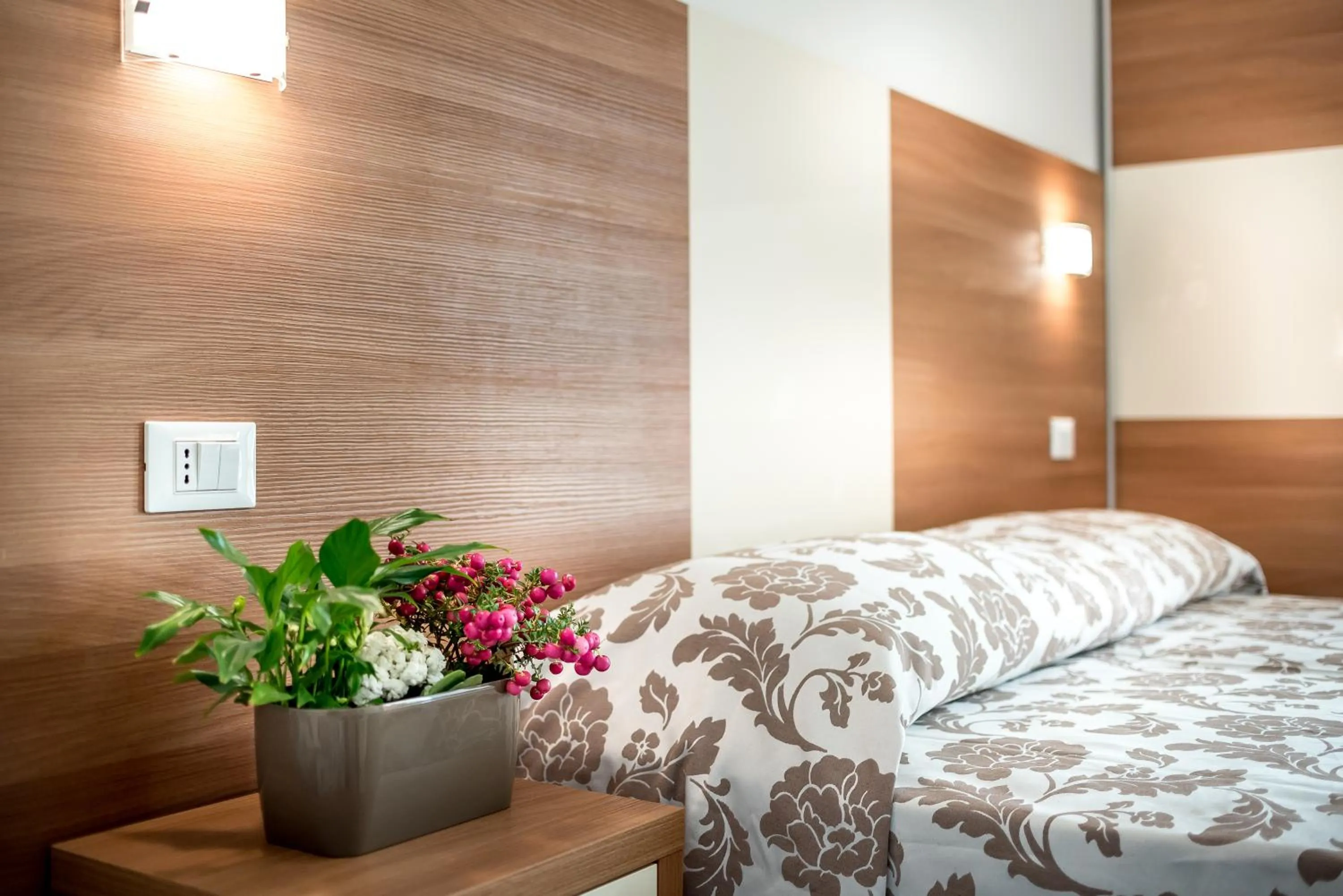 Bed in Hotel Vallechiara