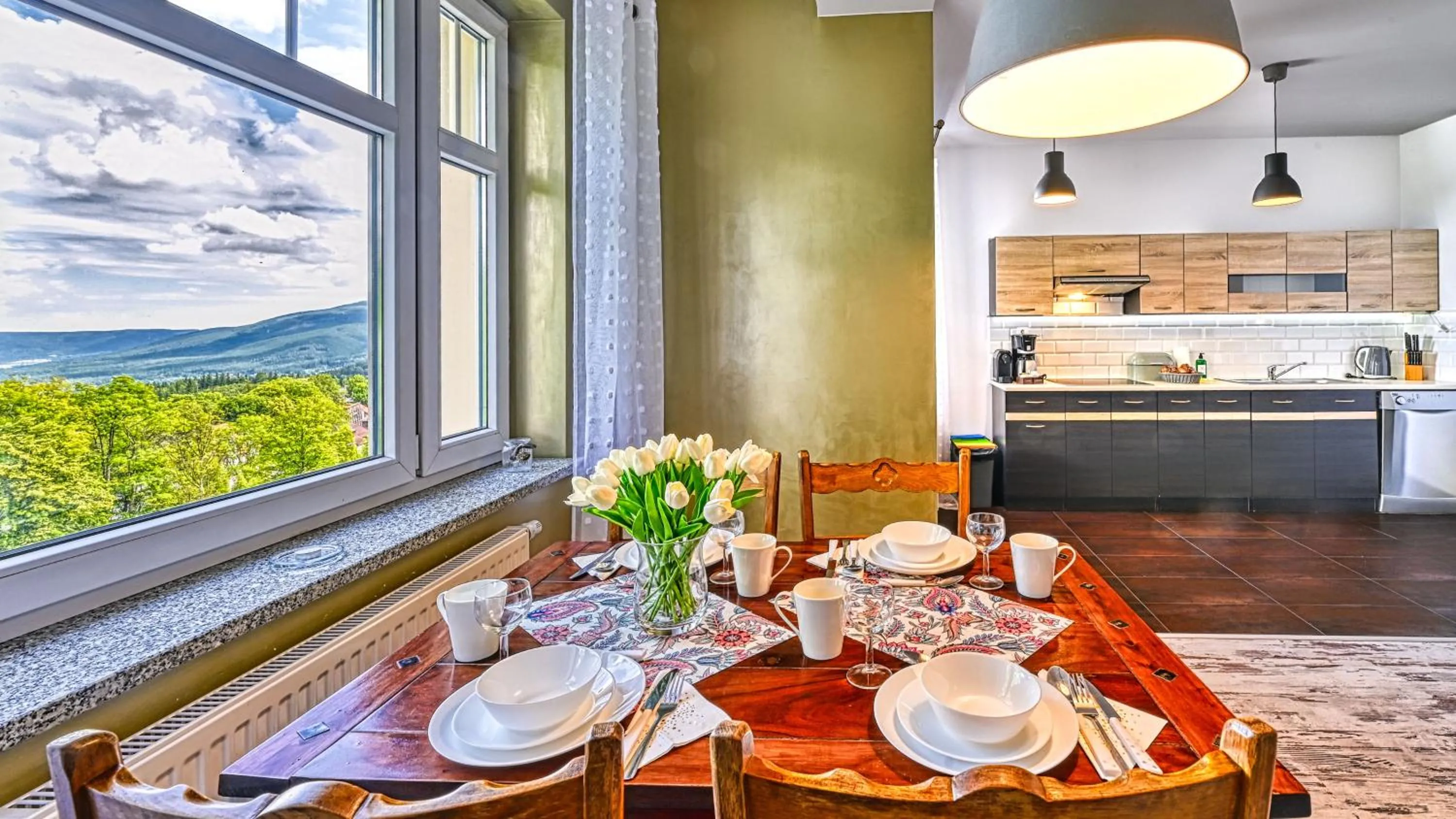 Kitchen or kitchenette in Karpacz Sucha, Sun & Snow