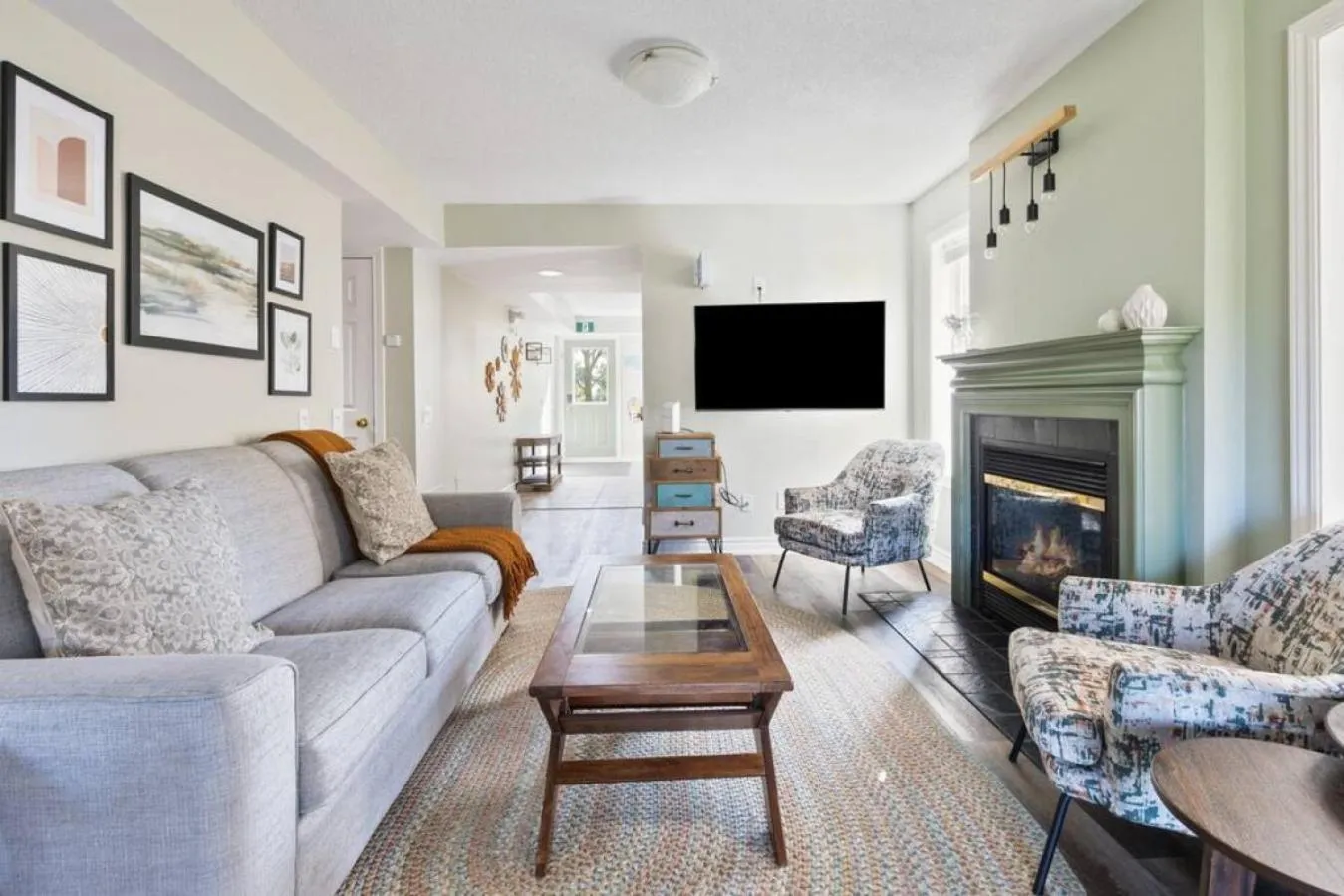 Living room in 3BR Bright Mountain View Condo at Blue on Monterra