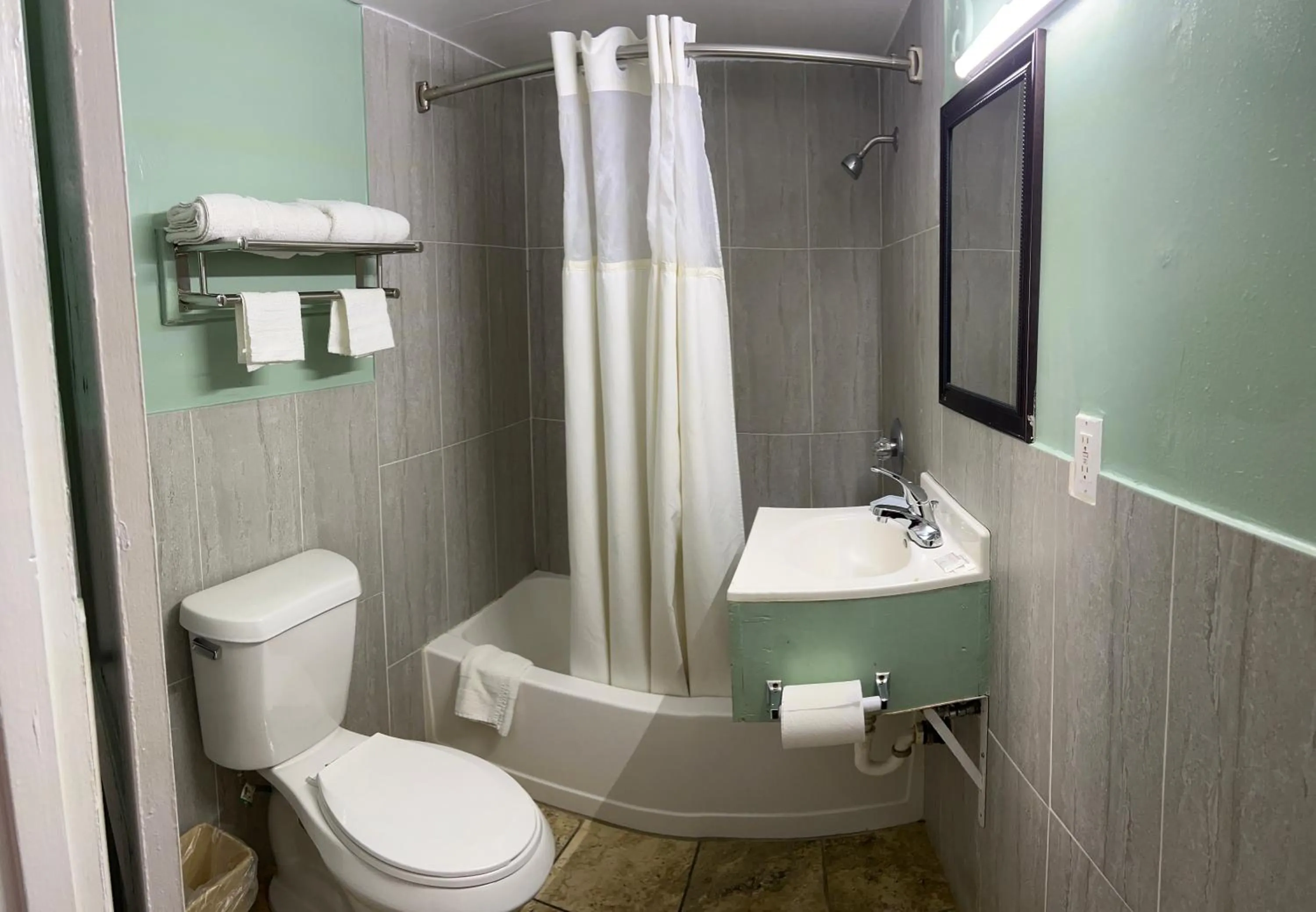 Toilet in Town & Country Motel