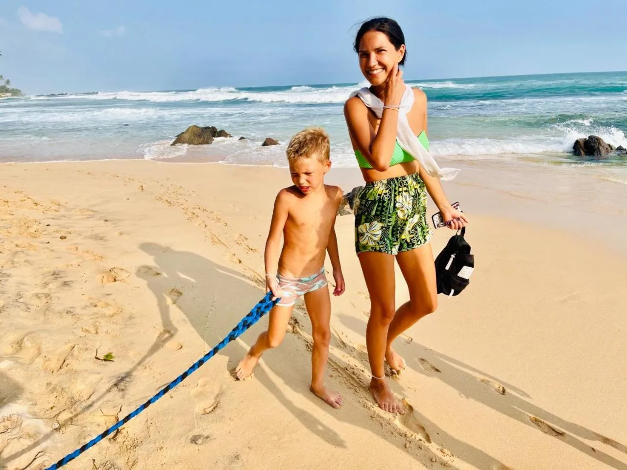 Beach in Rockside Cabanas Hotel