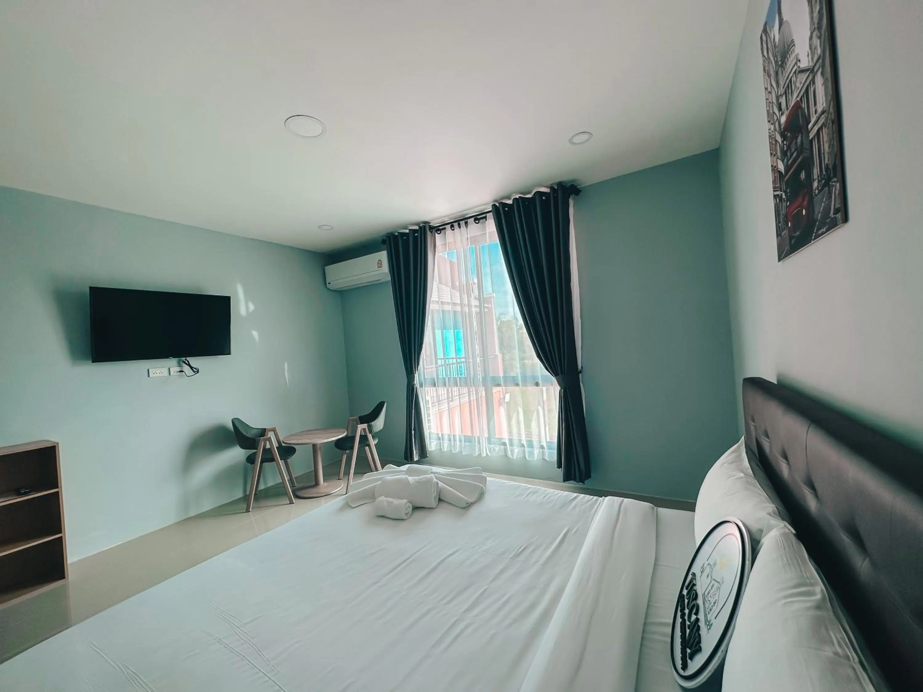 Bed in Tuscany Hotel Buriram