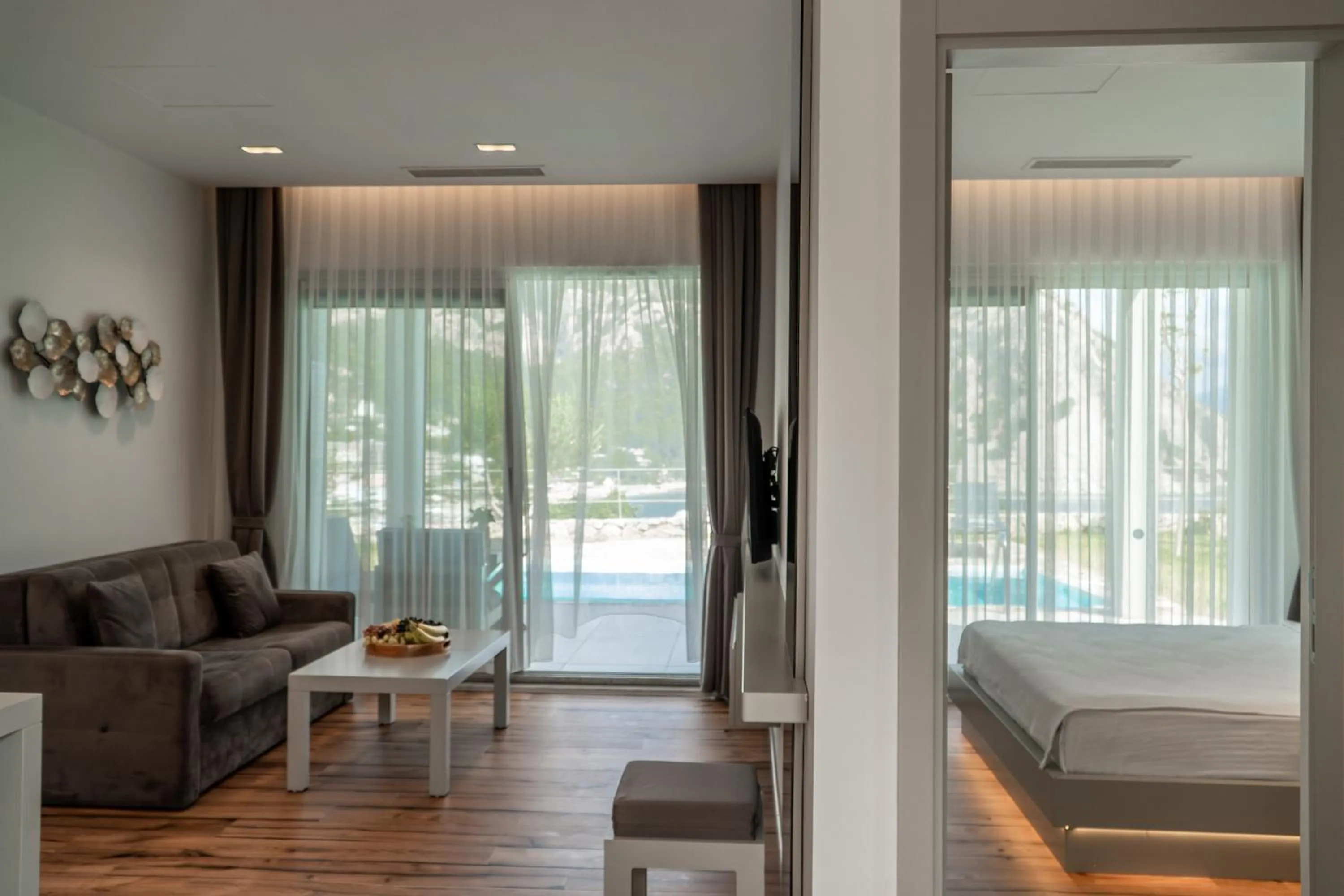 View (from property/room), Bed in Z-Villas Beach Hotel