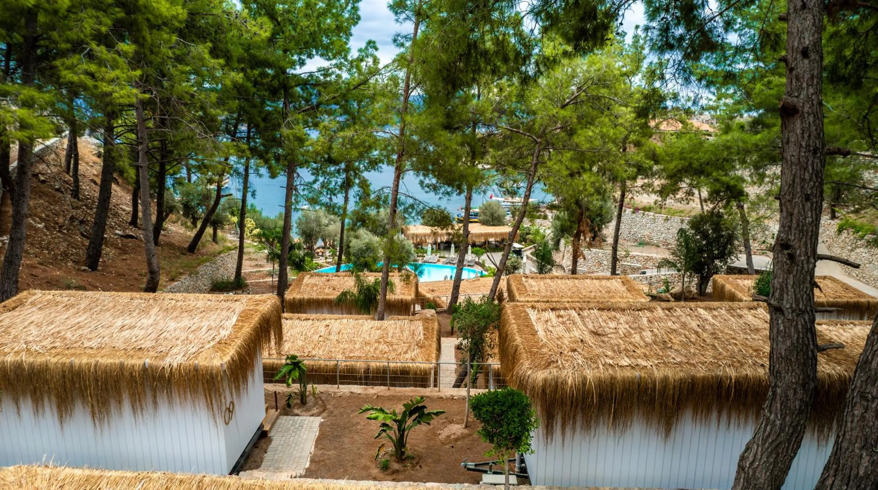 Bird's eye view in Z-Villas Beach Hotel