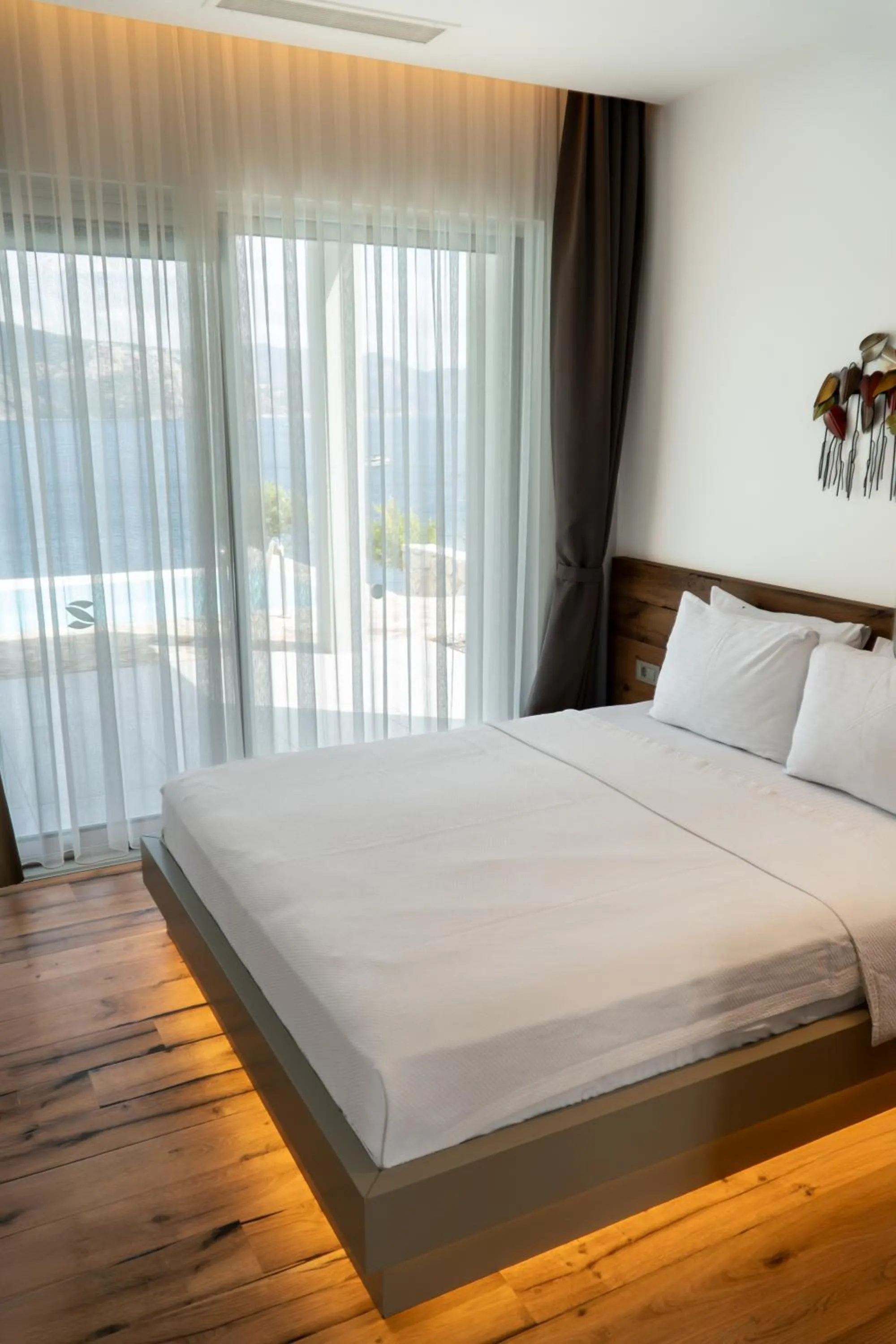 Bed in Z-Villas Beach Hotel