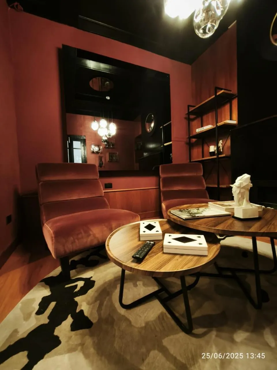 Living room in Blu Hotel Boutique