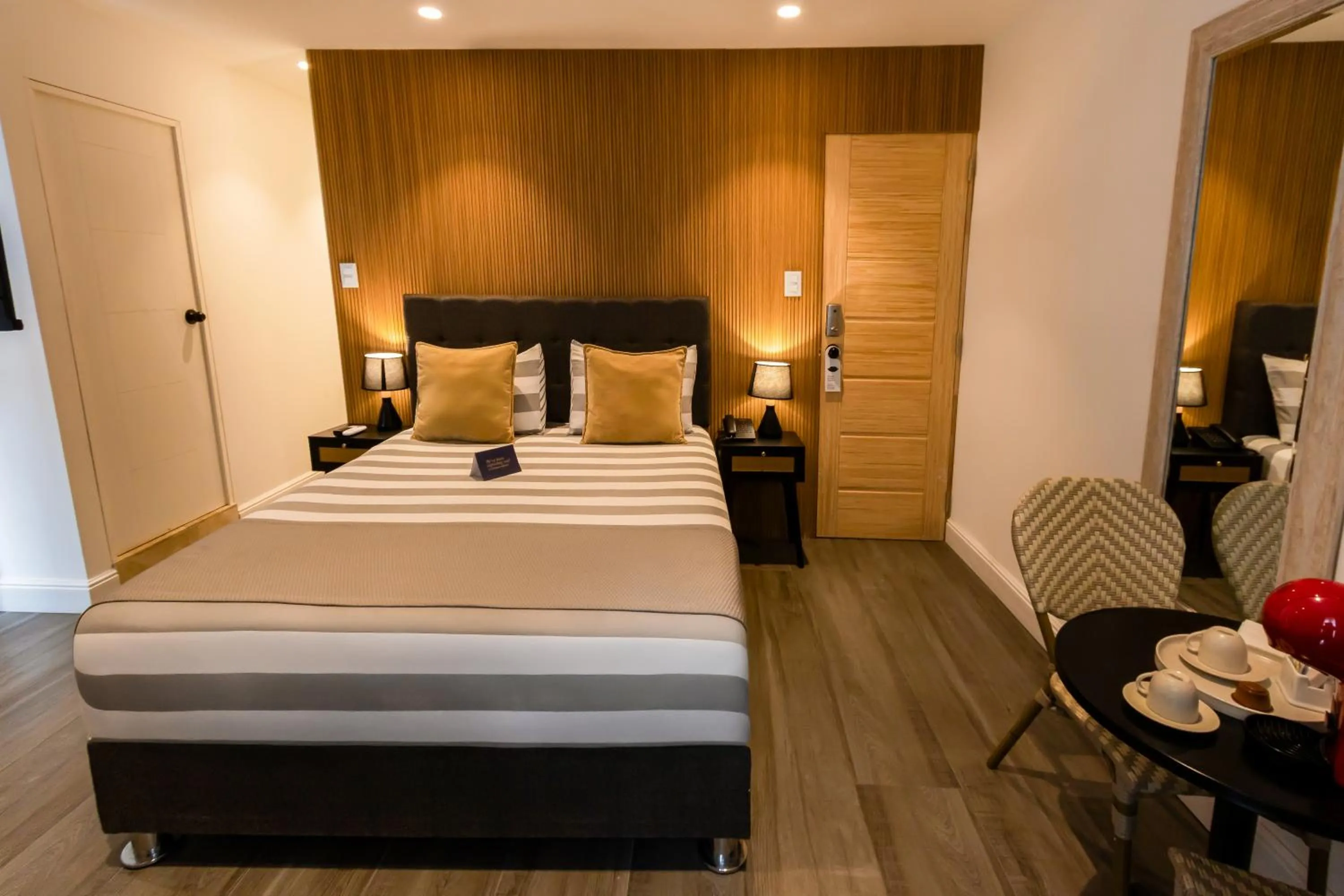 Bed in Blu Hotel Boutique