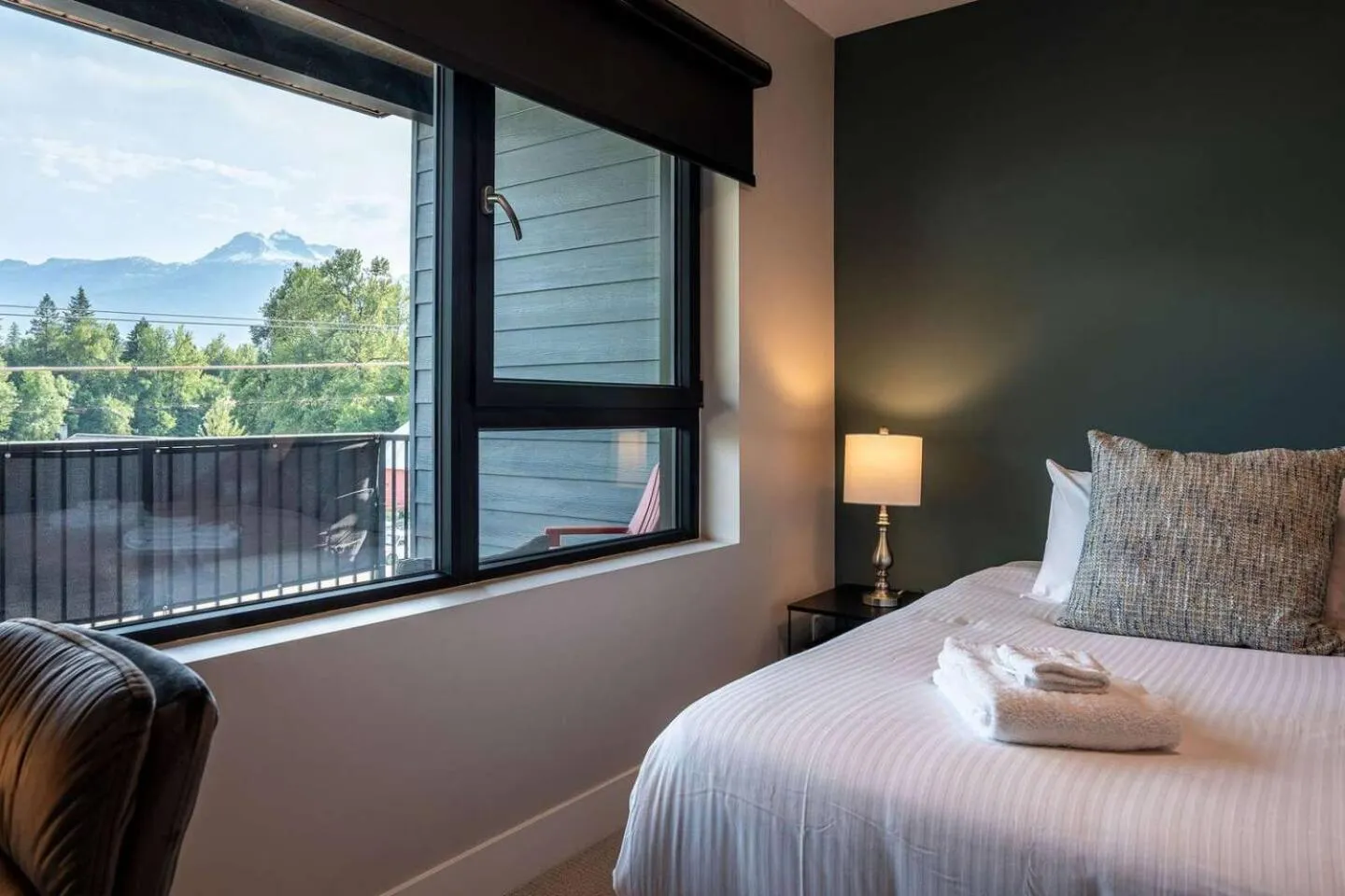 Bed in Northern Exposure by Revelstoke Vacations