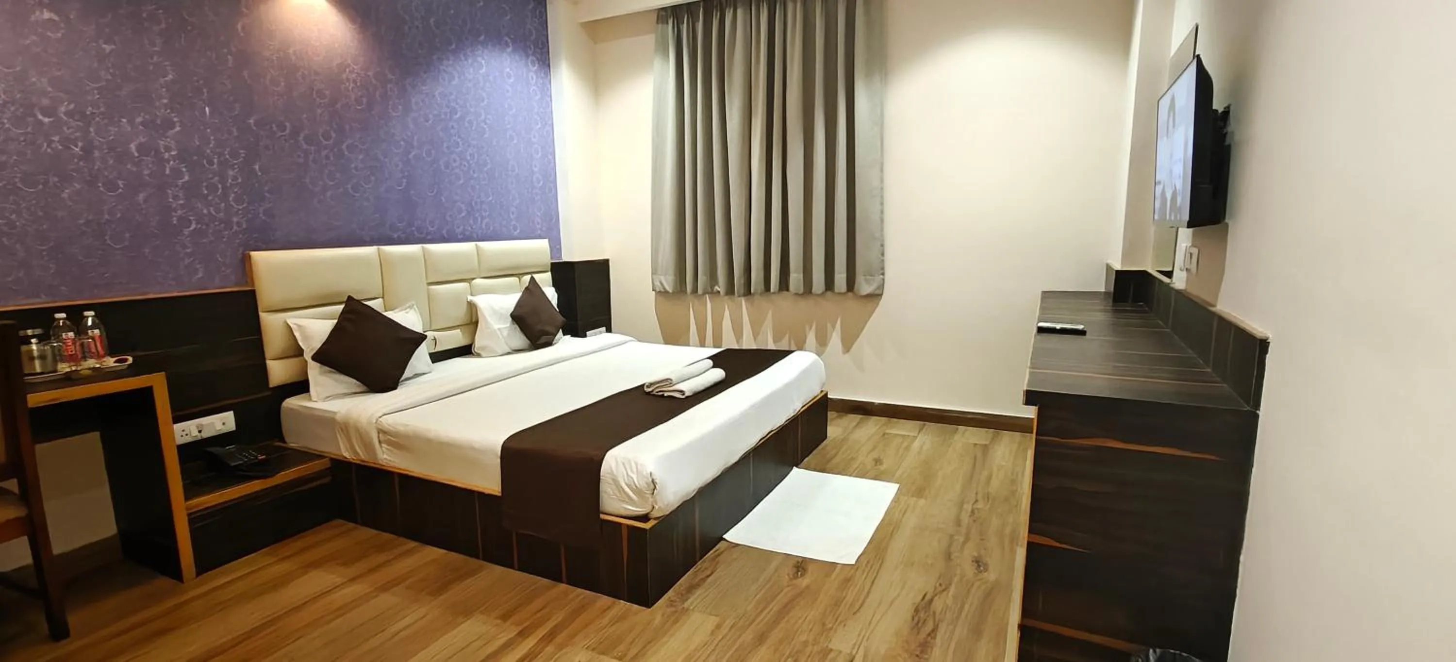 Bedroom, Bed in Hotel Karma Inn Near Akshay Patra Jagatpura