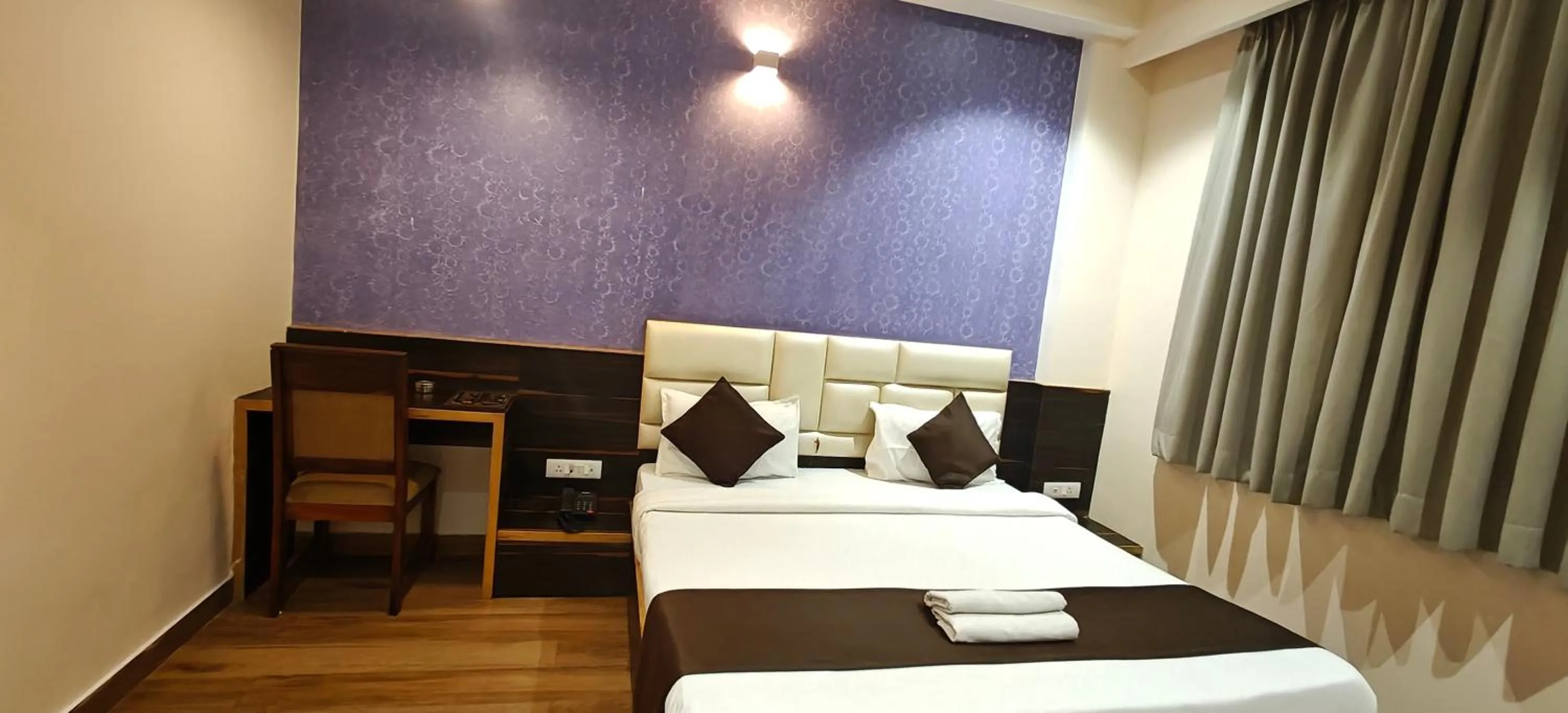 Bedroom, Bed in Hotel Karma Inn Near Akshay Patra Jagatpura