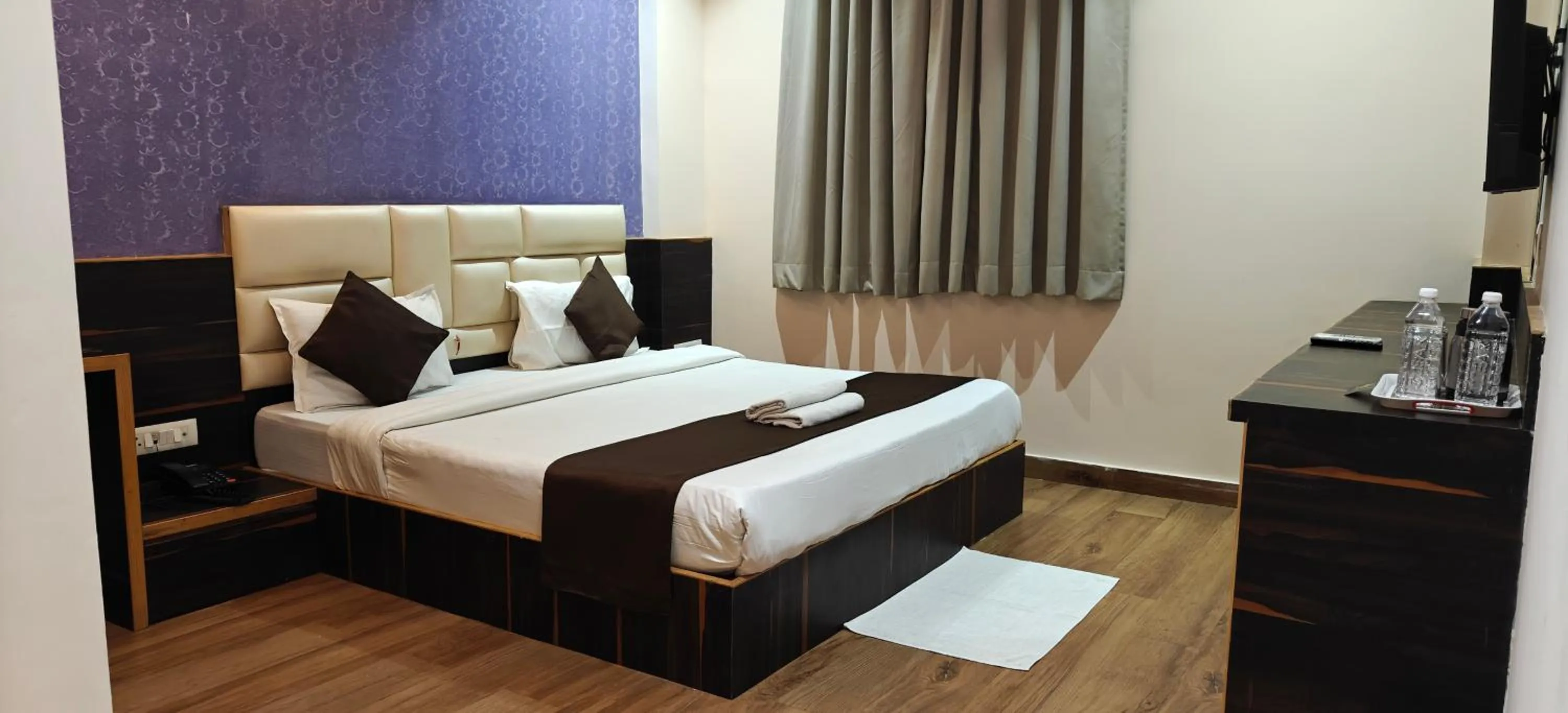 Bedroom, Bed in Hotel Karma Inn Near Akshay Patra Jagatpura