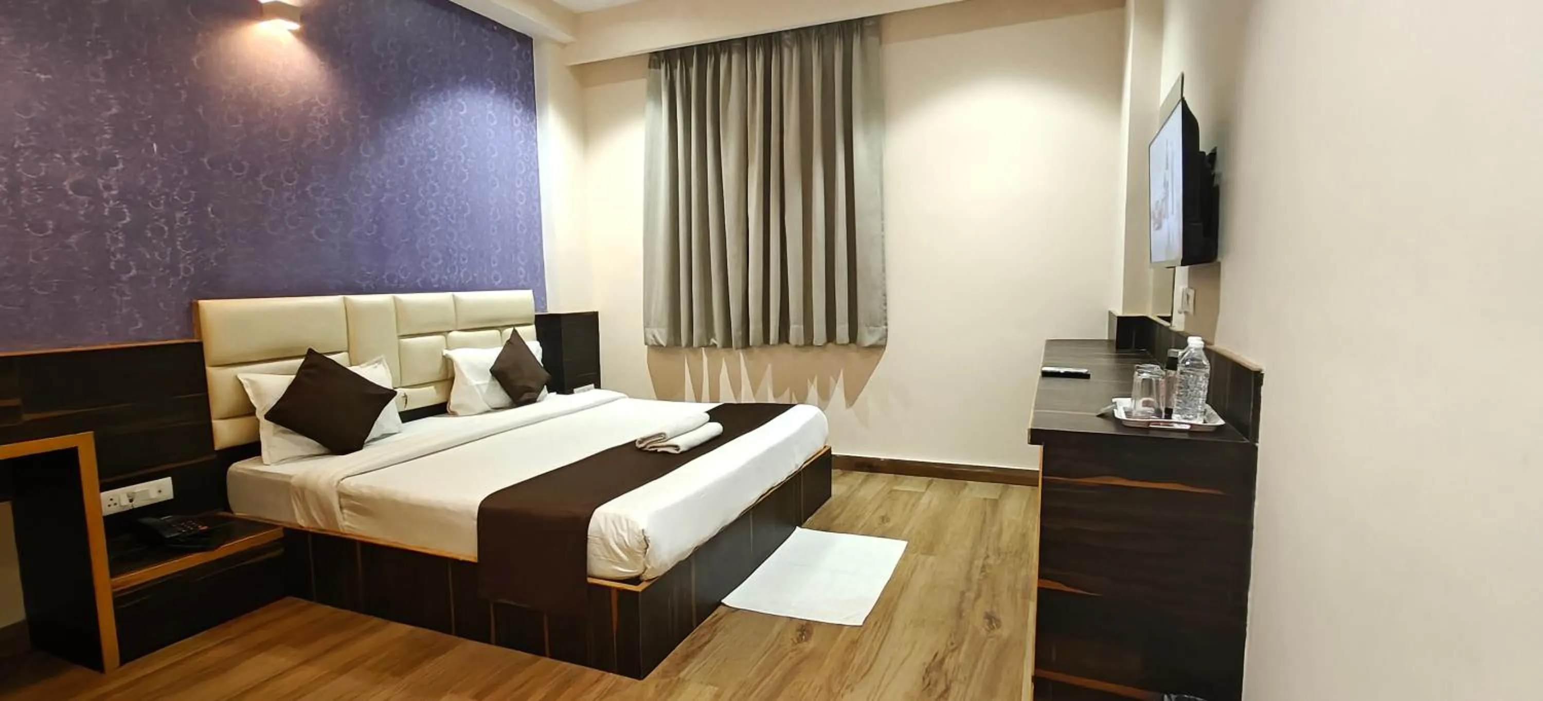 Bedroom, Bed in Hotel Karma Inn Near Akshay Patra Jagatpura