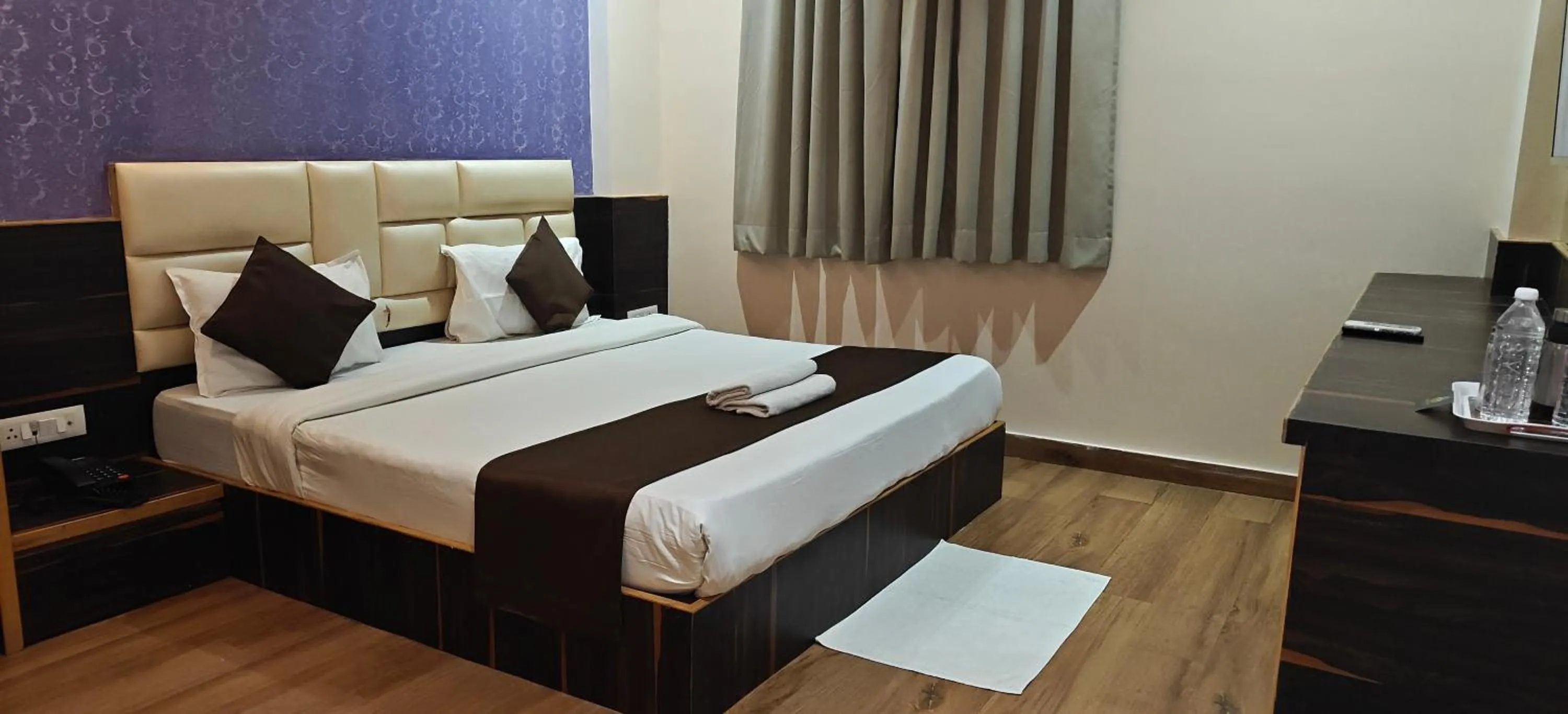 Bedroom, Bed in Hotel Karma Inn Near Akshay Patra Jagatpura