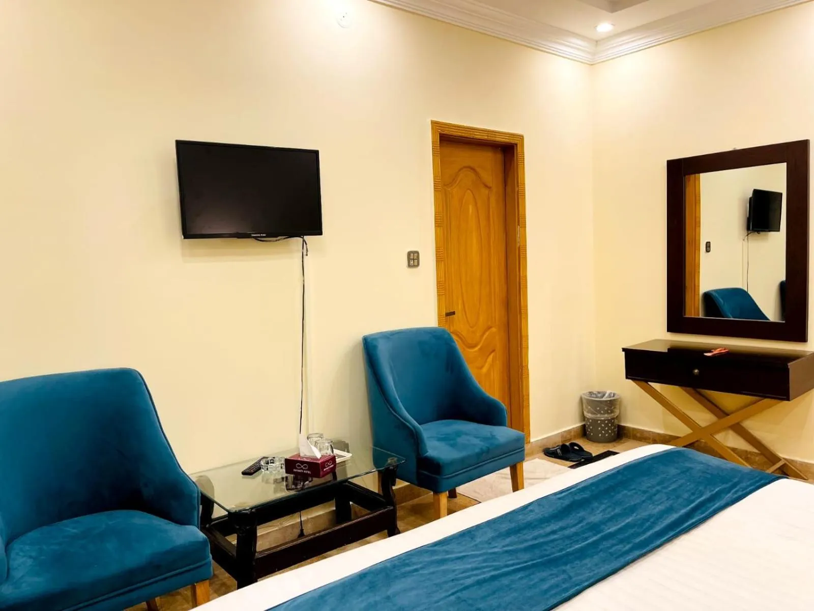 Bed in Infinity Hotel