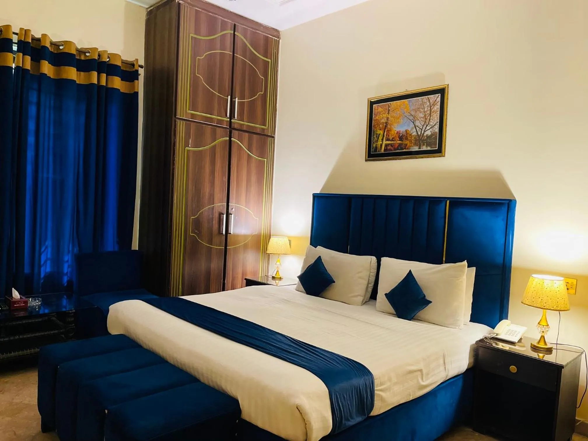 Bed in Infinity Hotel