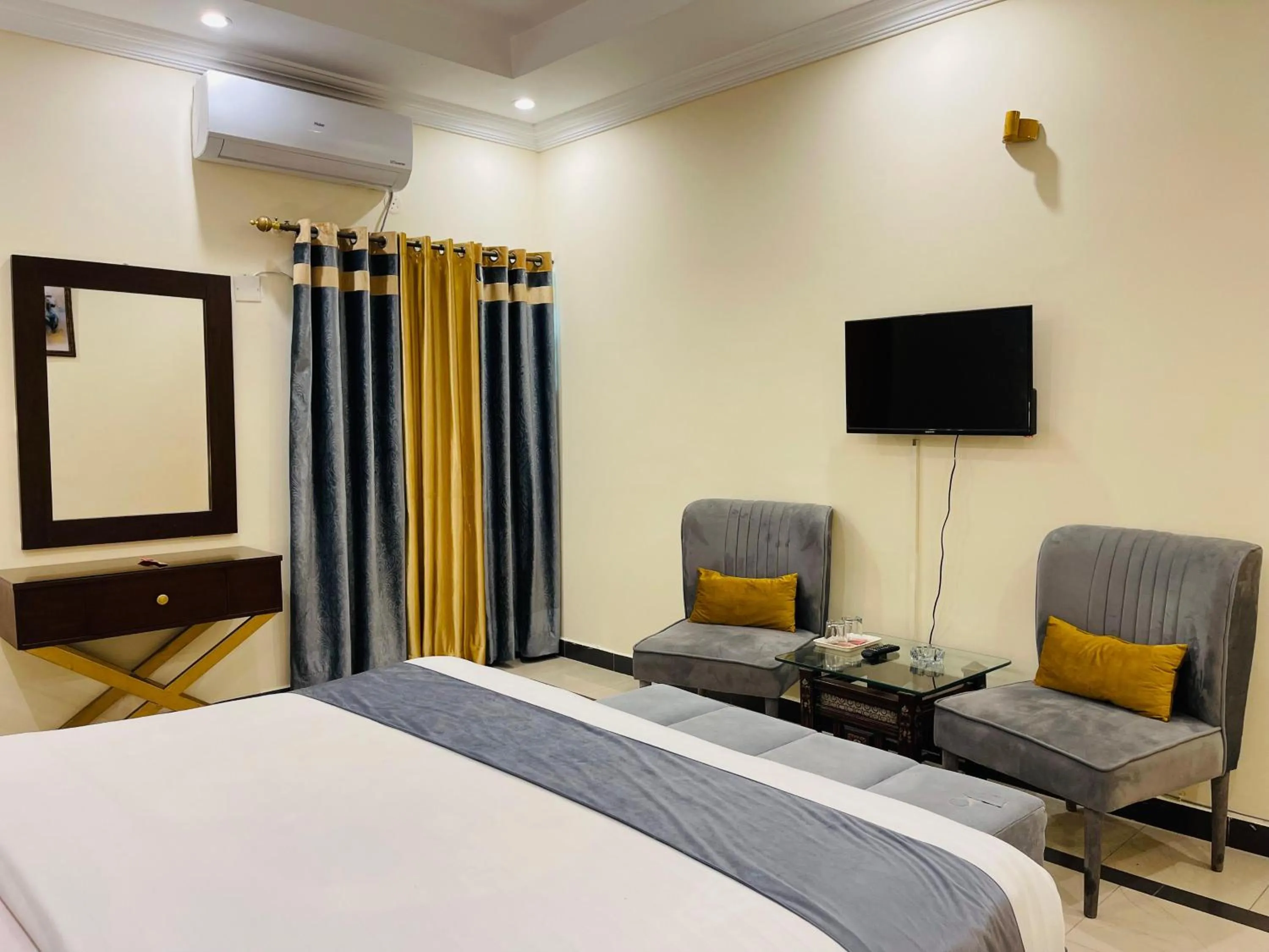 Bed in Infinity Hotel