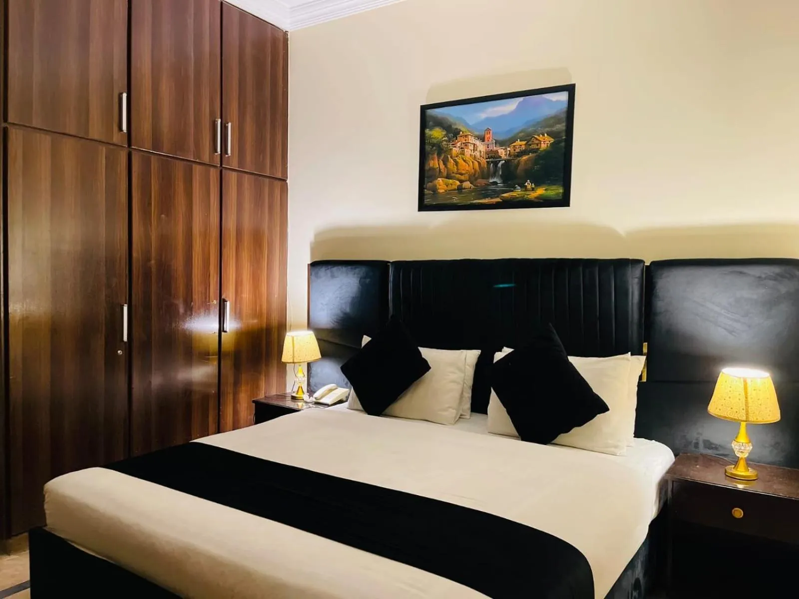 Bed in Infinity Hotel