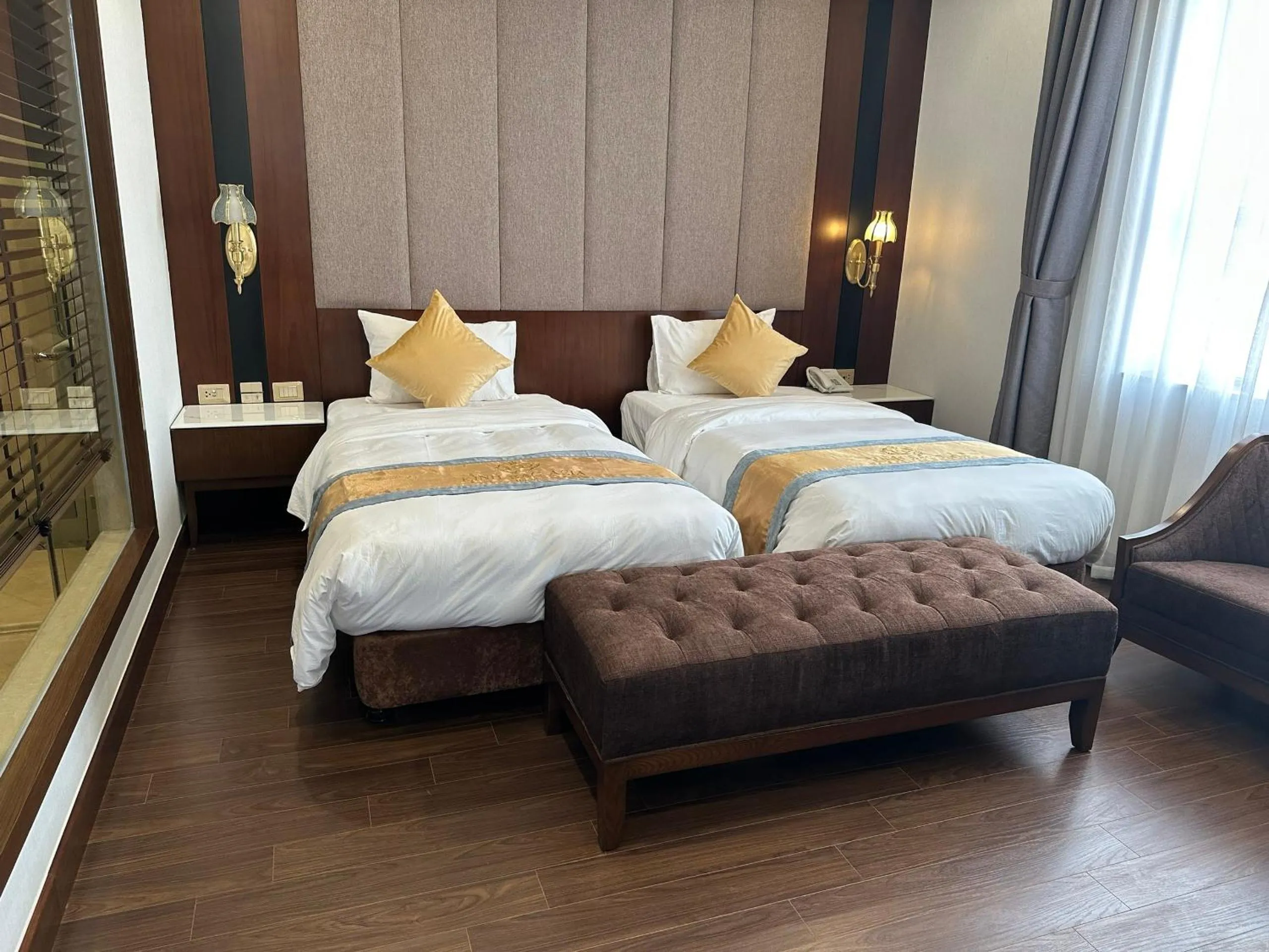 Bed in Kinh Bắc Palace Hotel