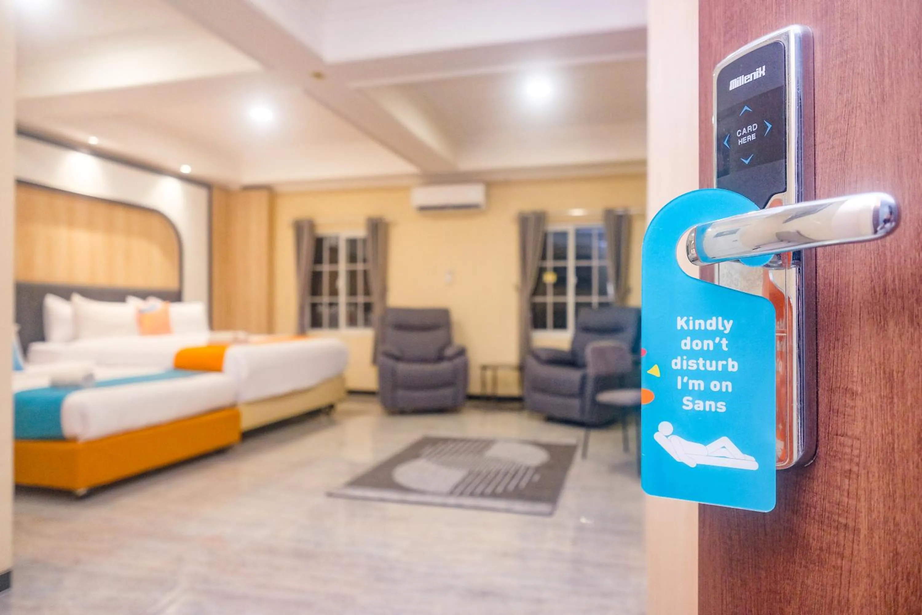 Bedroom, Bed in Sans Hotel City Park Medoho Semarang