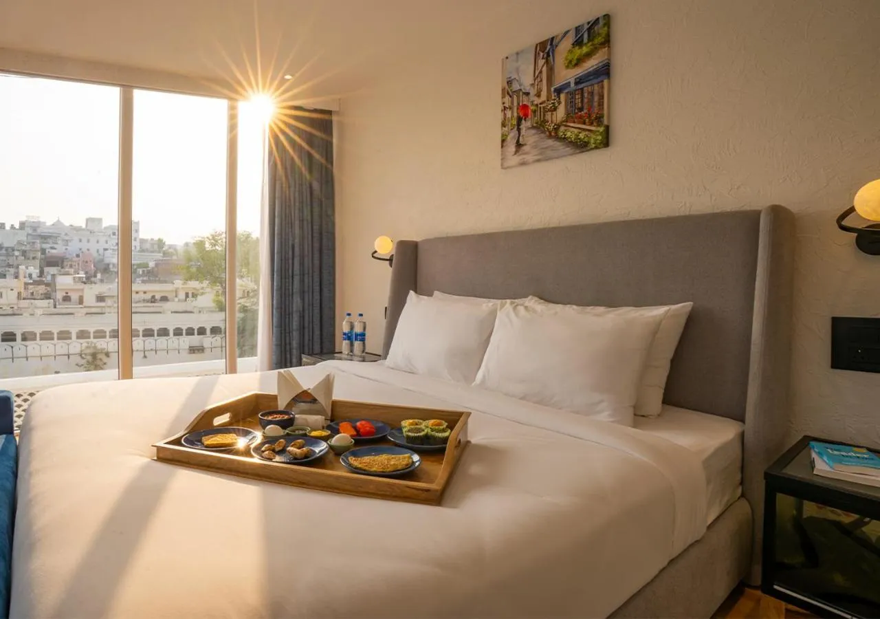 Bedroom, Bed in Moustache Udaipur Verandah