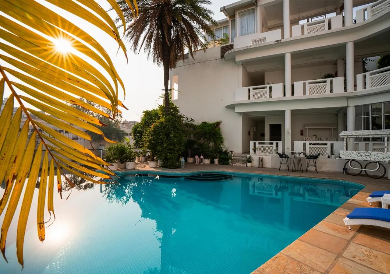 Swimming pool in Moustache Udaipur Verandah