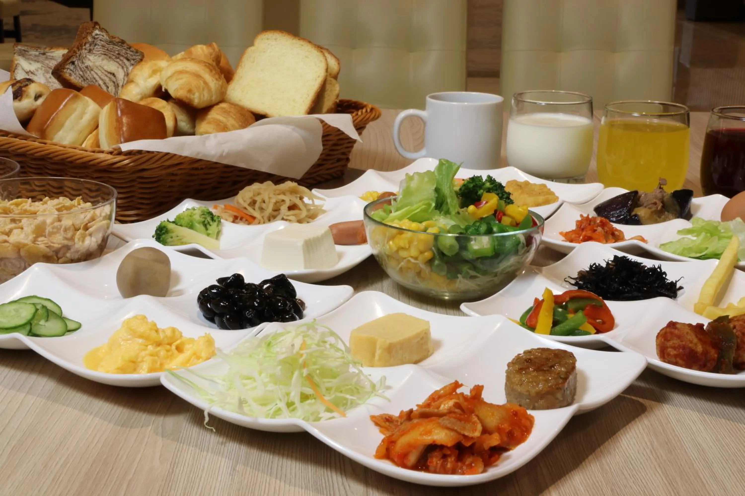 Breakfast in Kyoto Plaza Hotel Kintetsu Jujo