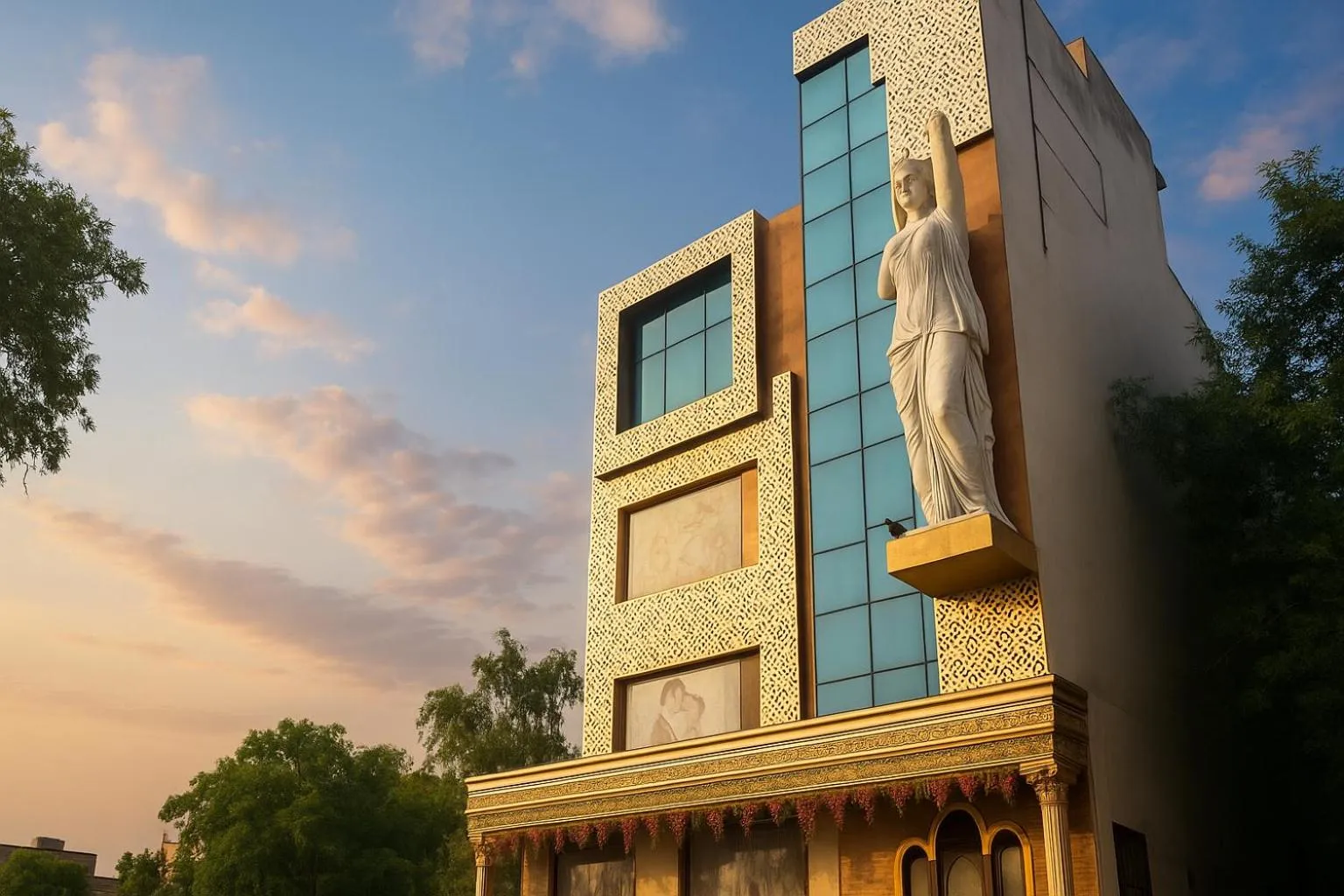 Property building in Amaira Hotels & Banquets Near Vaishali Metro Station