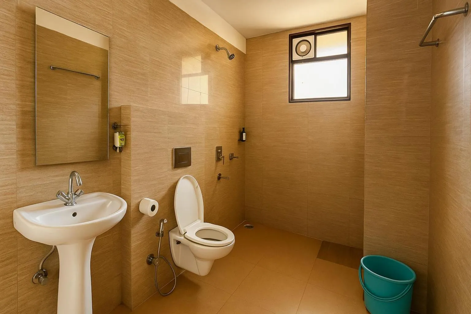 Shower in Amaira Hotels & Banquets Near Vaishali Metro Station