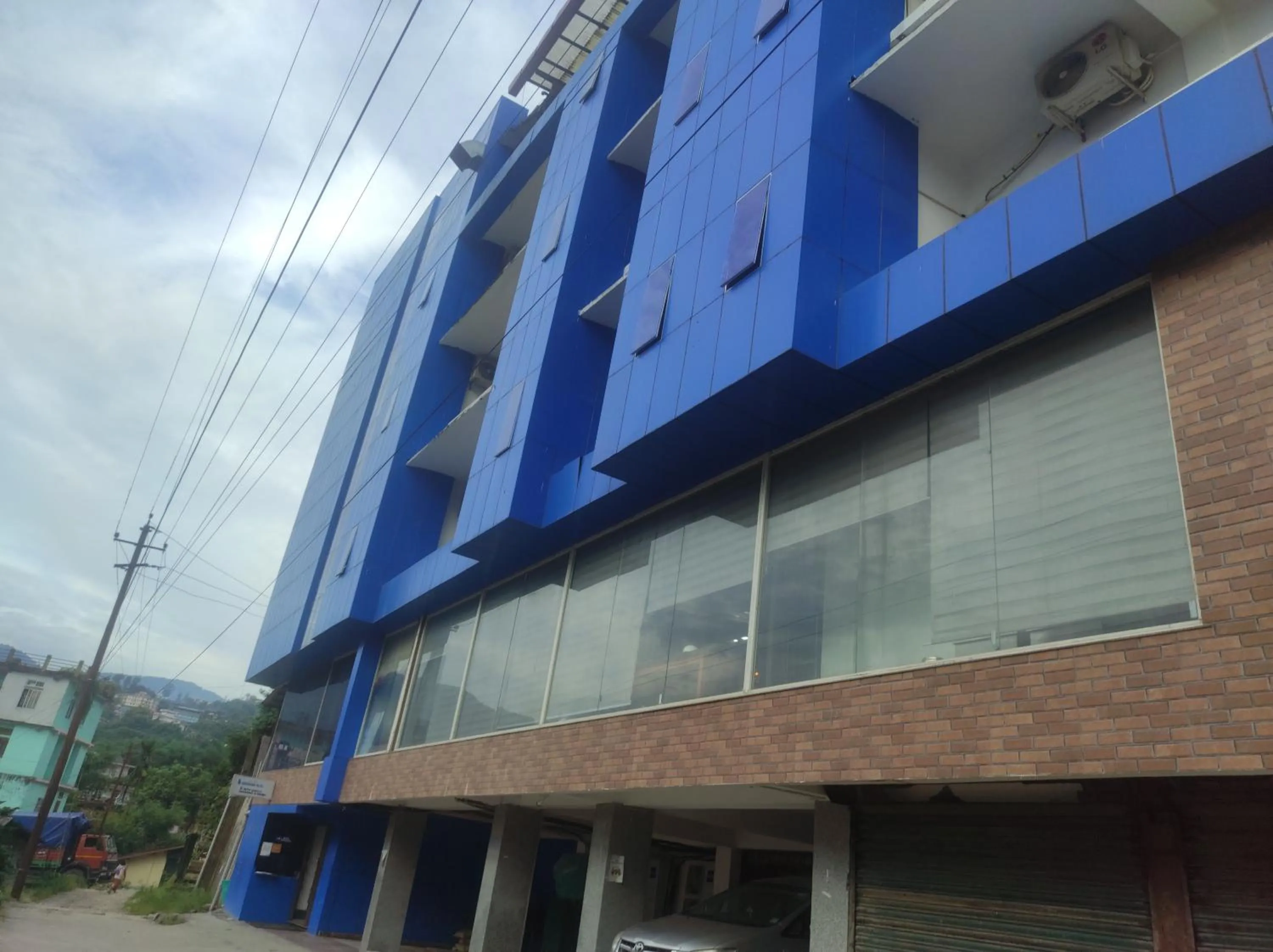 Facade/entrance in Hotel Obsidian Blue