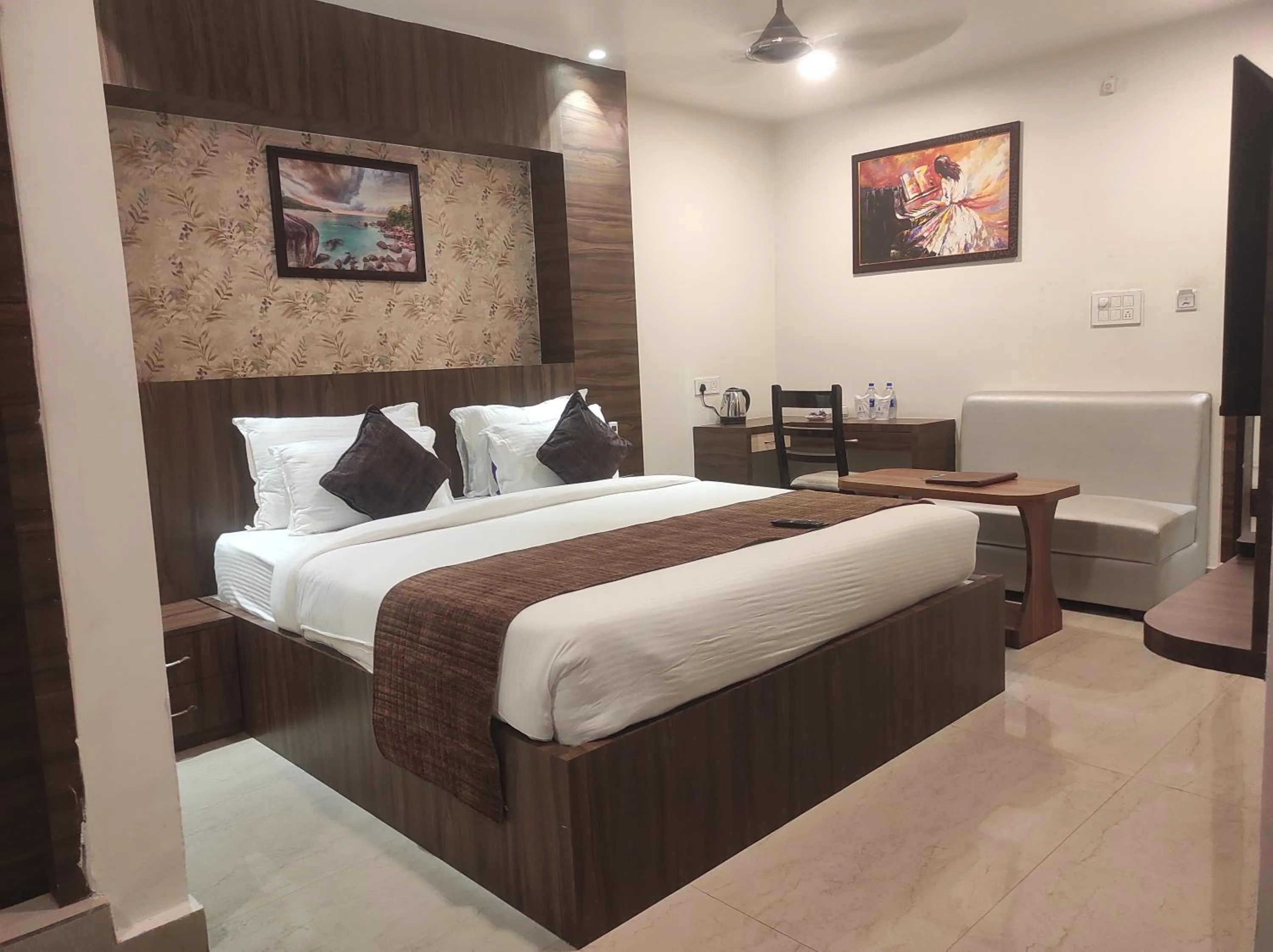 Bed in Hotel Obsidian Blue