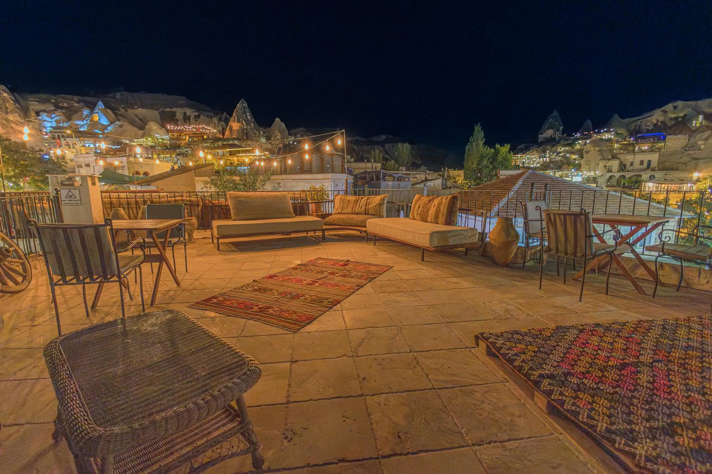 Patio in Osmanbey Cave House