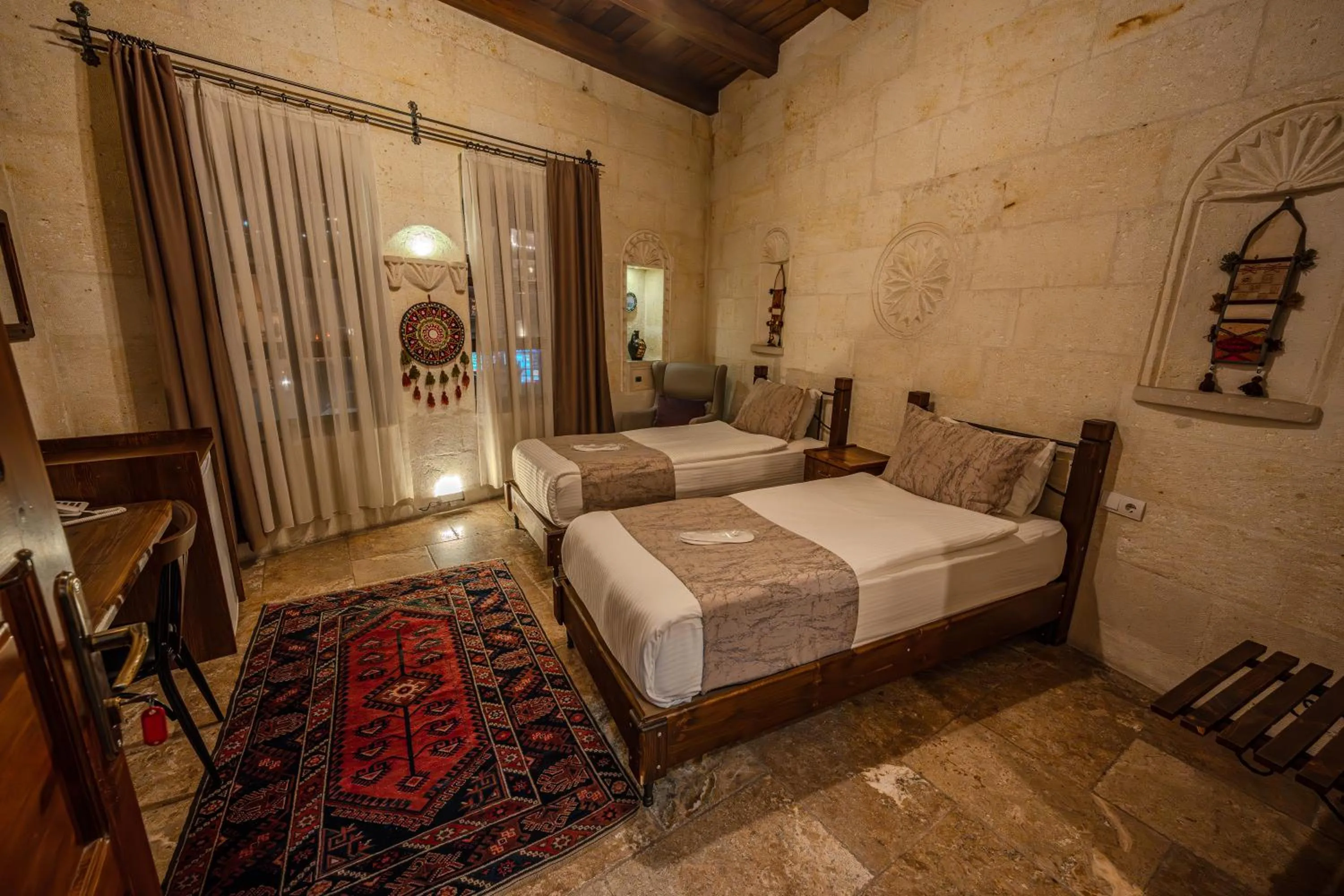 Bed in Osmanbey Cave House