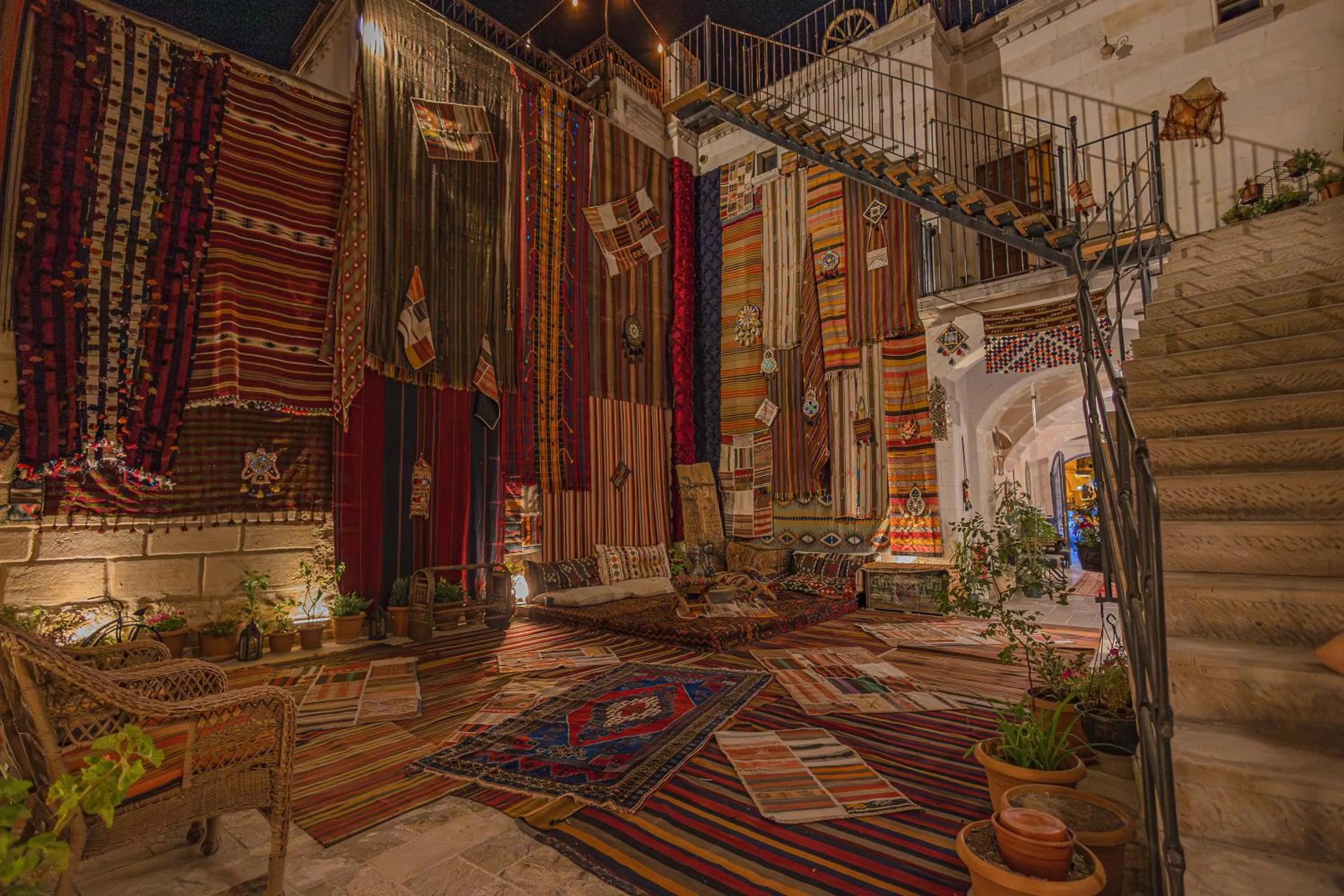 Night in Osmanbey Cave House