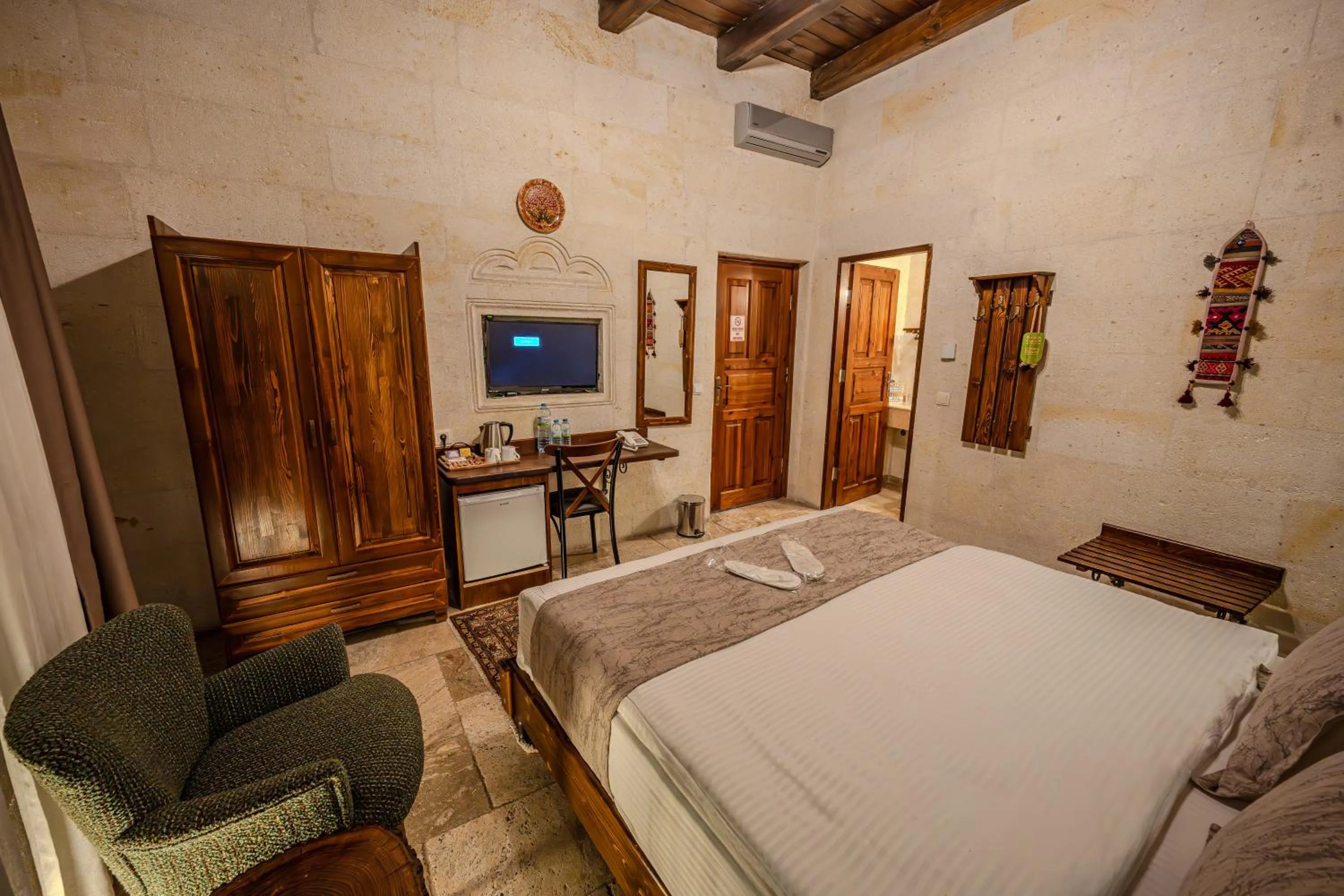 Bed in Osmanbey Cave House