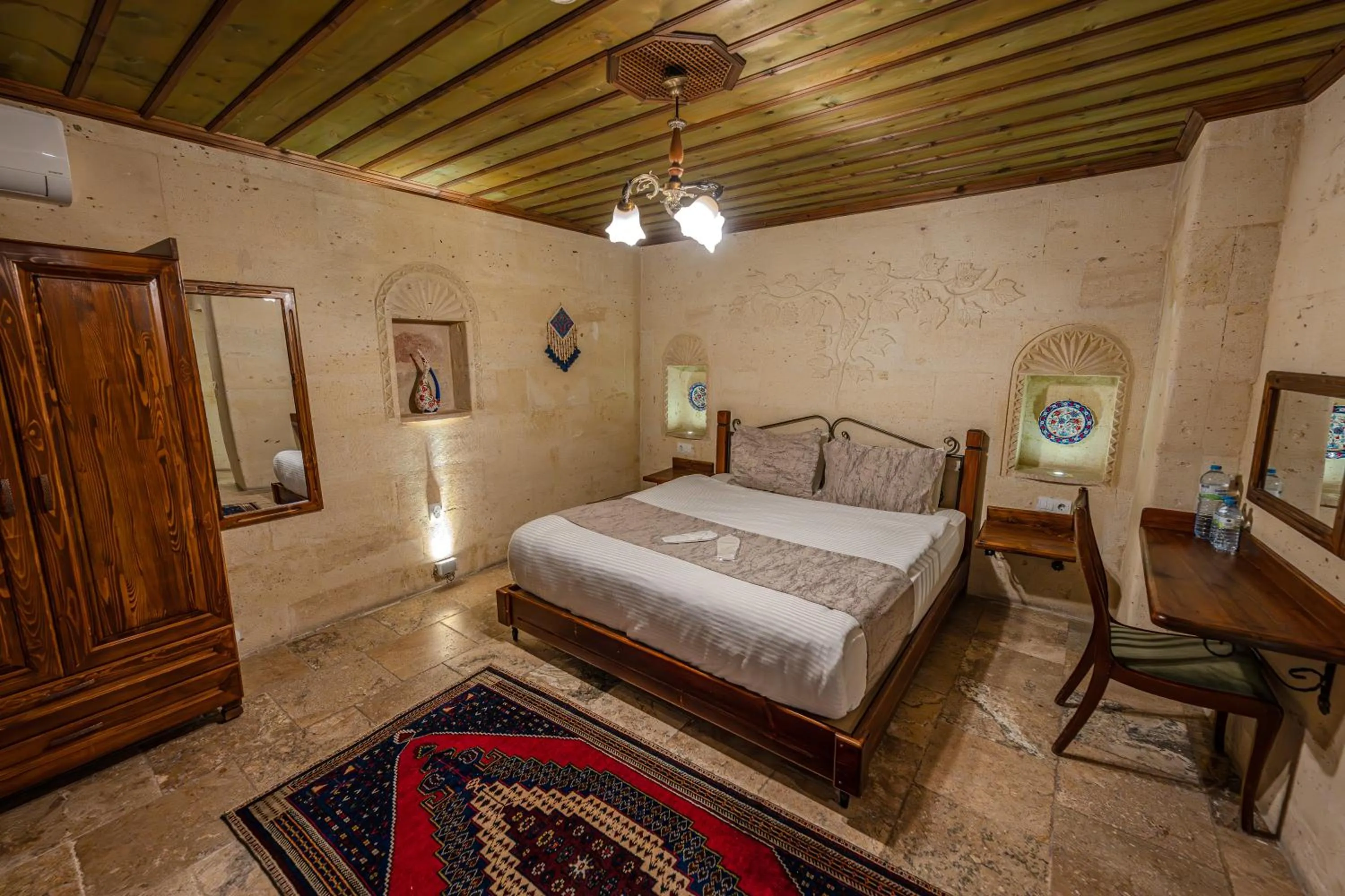 Bed in Osmanbey Cave House