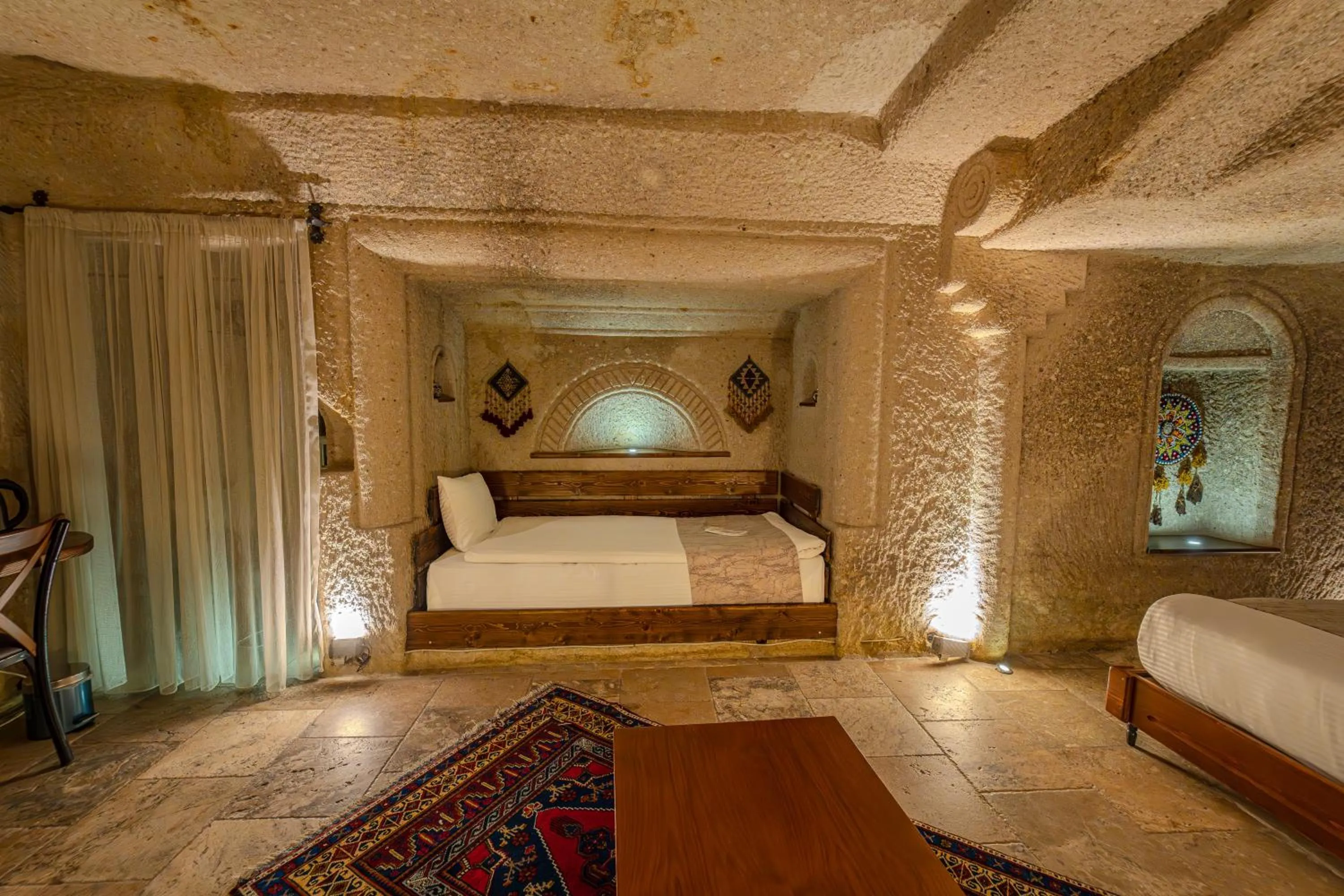 Bed in Osmanbey Cave House