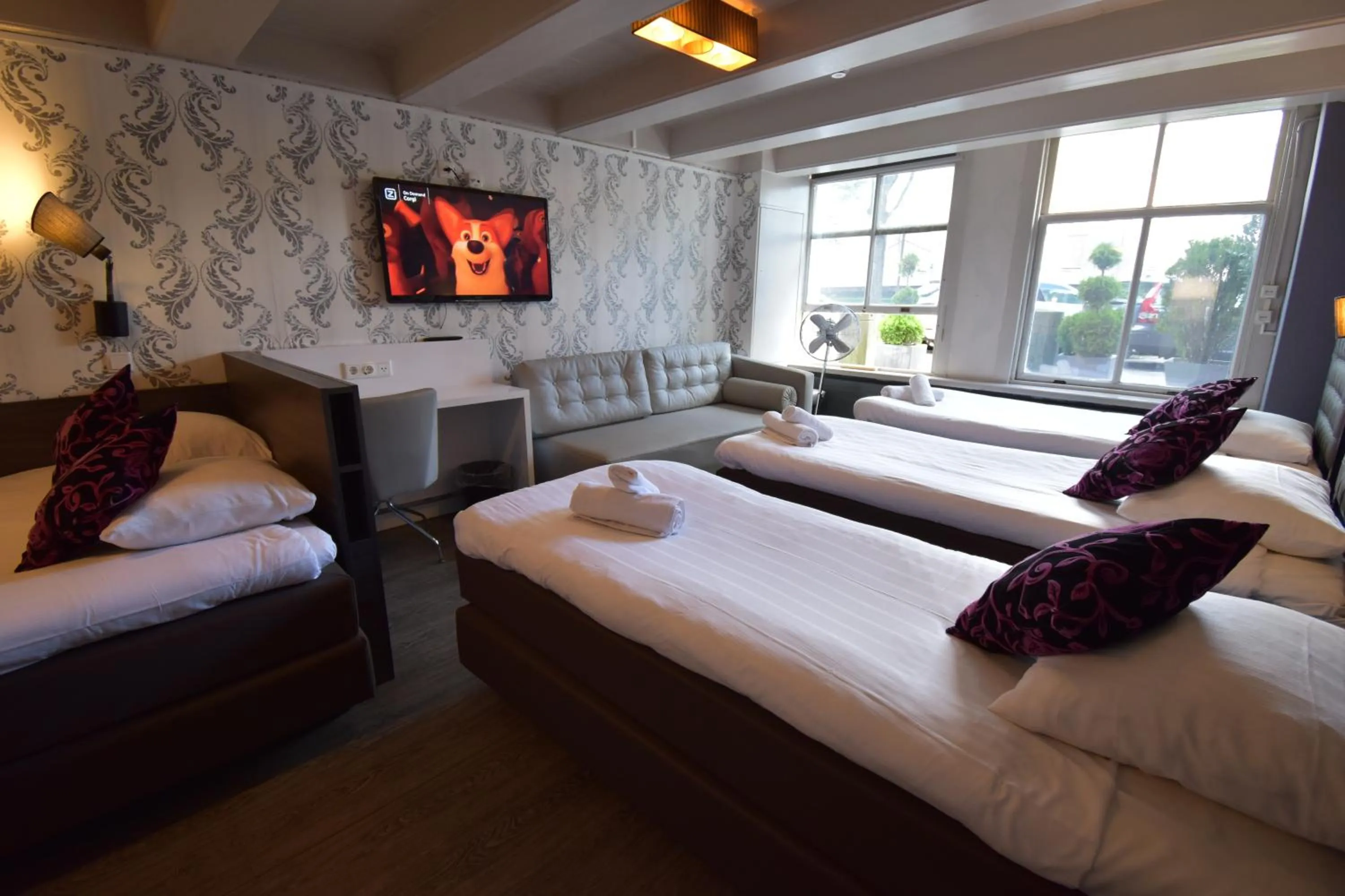 Bed in Hotel Hermitage Amsterdam