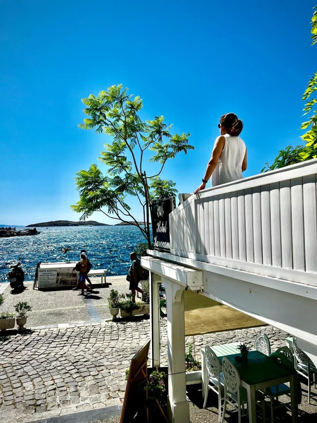 Balcony/Terrace in Hotel Karacam