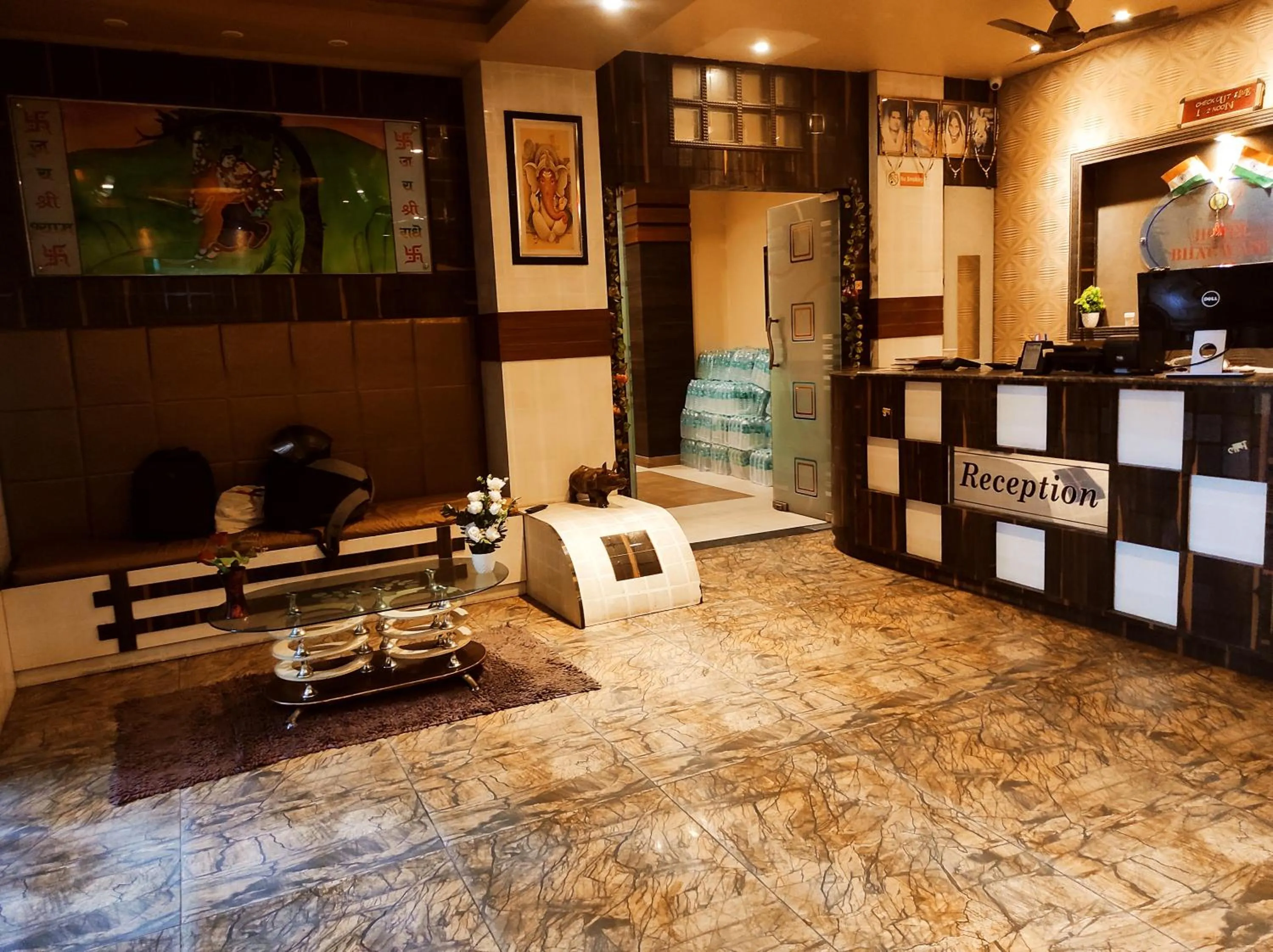 Lobby or reception in Hotel Bhagwani Palace